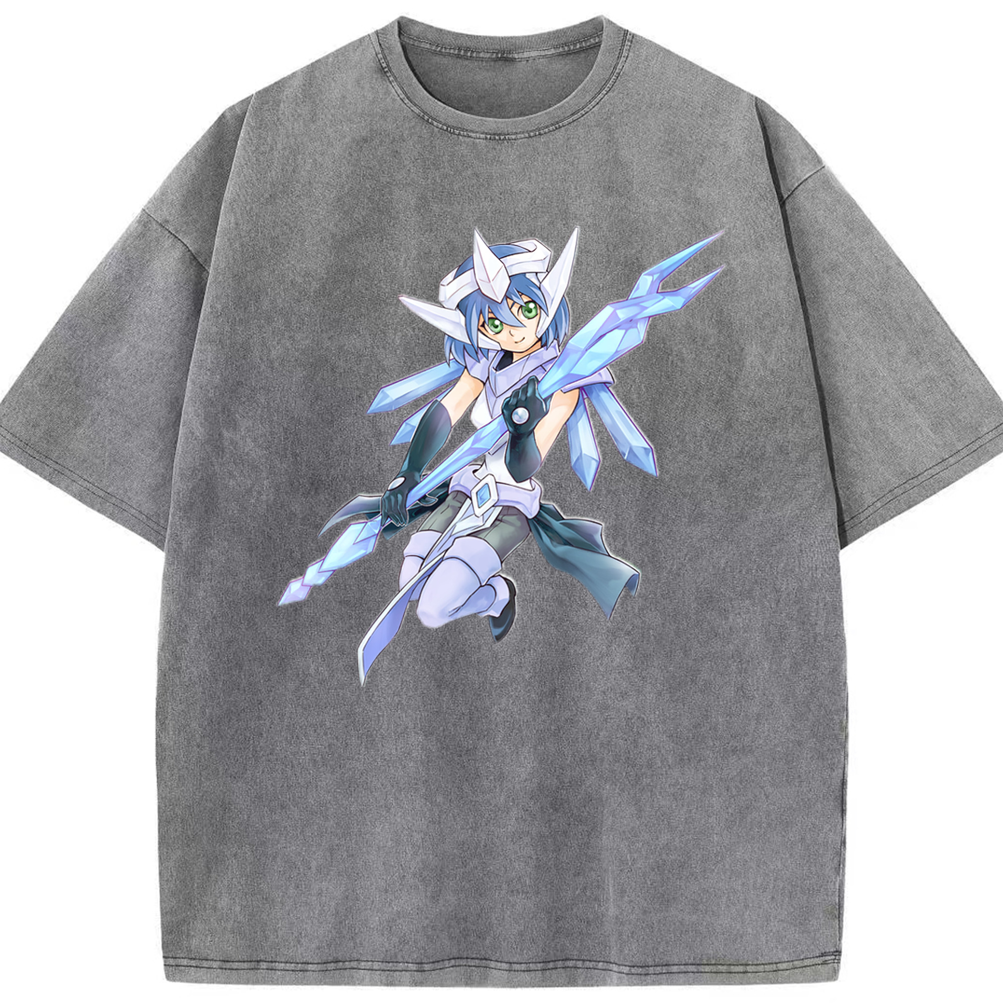 （画像用） 遊☆戯☆王 Yu-Gi-Oh! 綿100% ヴィンテージ風 半袖Tシャツ（フロントプリント）