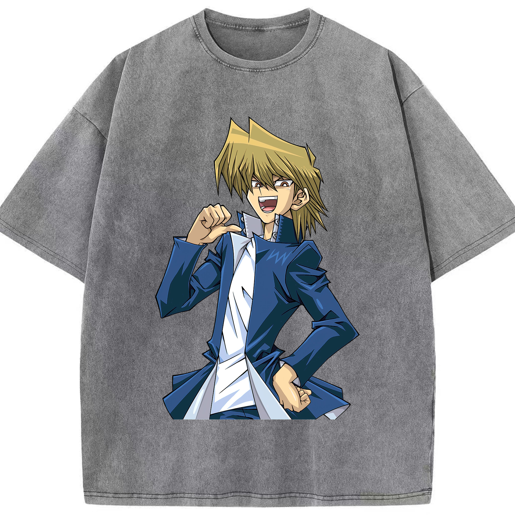 （画像用） 遊☆戯☆王 Yu-Gi-Oh! 綿100% ヴィンテージ風 半袖Tシャツ（フロントプリント）