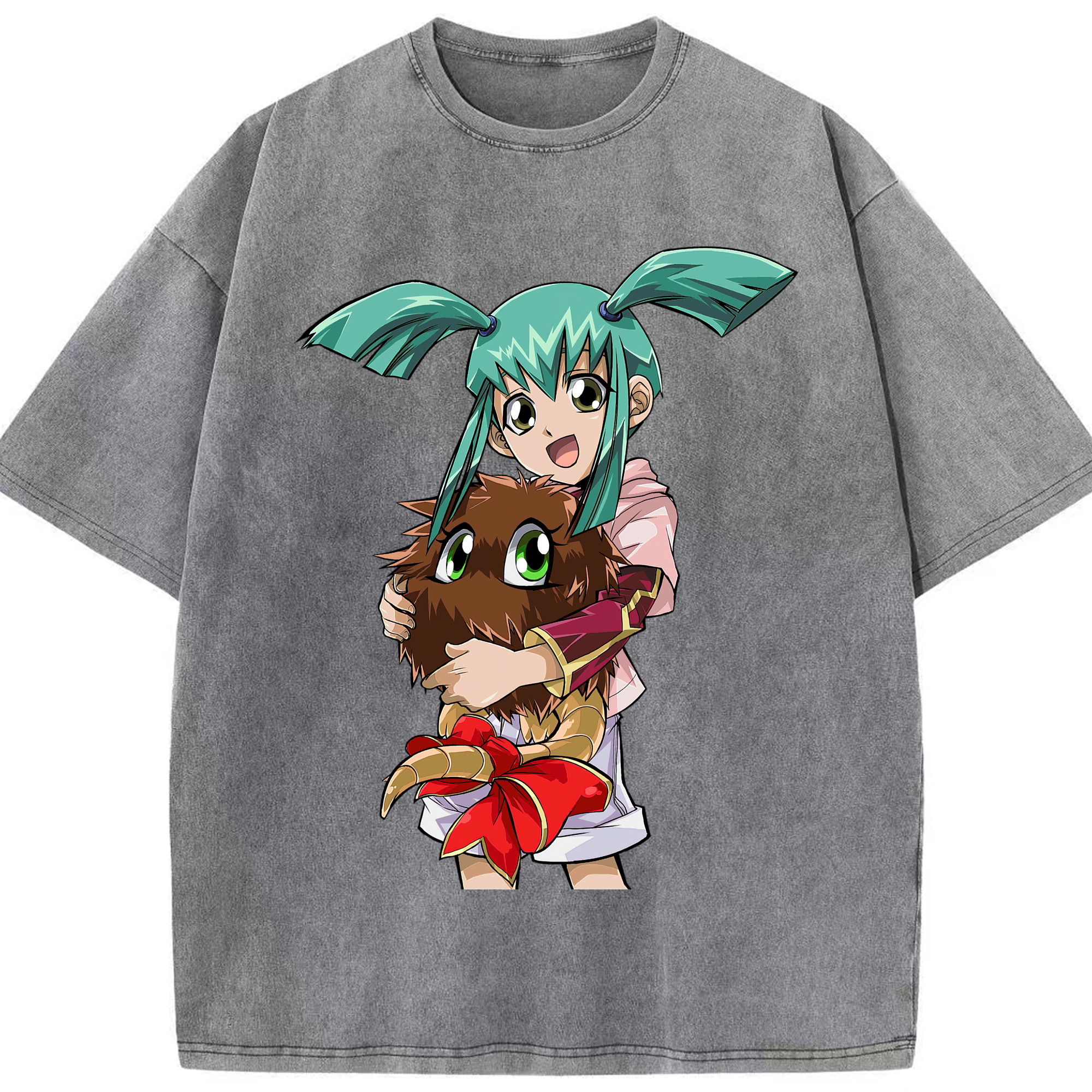 （画像用） 遊☆戯☆王 Yu-Gi-Oh! 綿100% ヴィンテージ風 半袖Tシャツ（フロントプリント）