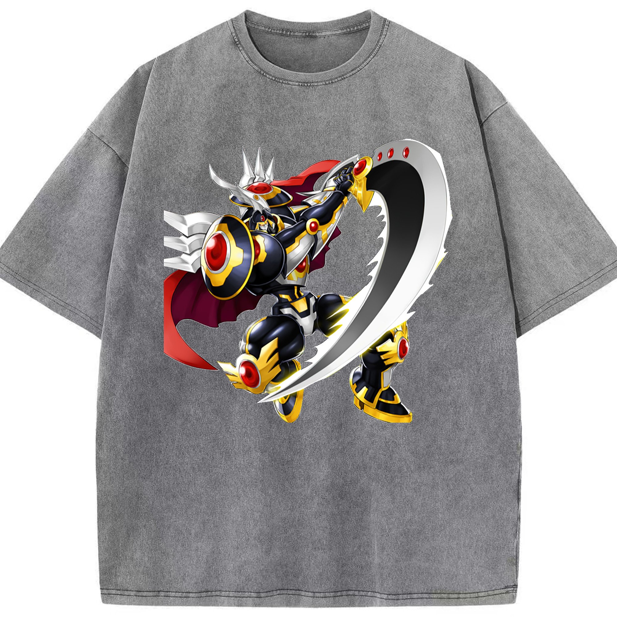 （画像用） 遊☆戯☆王 Yu-Gi-Oh! 綿100% ヴィンテージ風 半袖Tシャツ（フロントプリント）