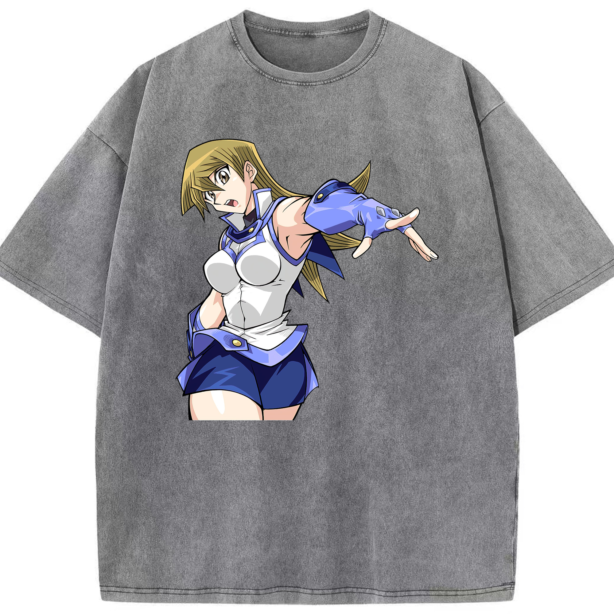 （画像用） 遊☆戯☆王 Yu-Gi-Oh! 綿100% ヴィンテージ風 半袖Tシャツ（フロントプリント）