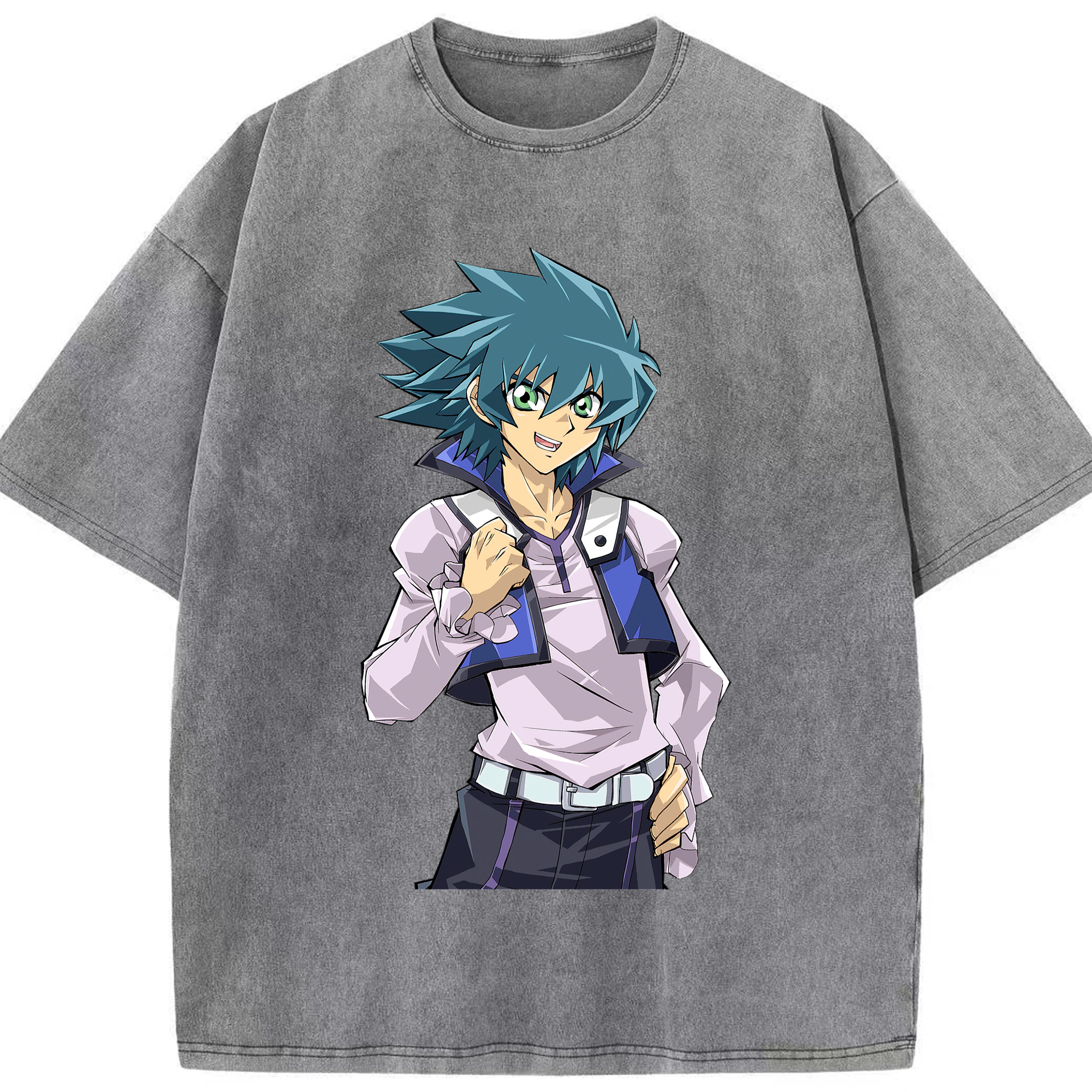 （画像用） 遊☆戯☆王 Yu-Gi-Oh! 綿100% ヴィンテージ風 半袖Tシャツ（フロントプリント）