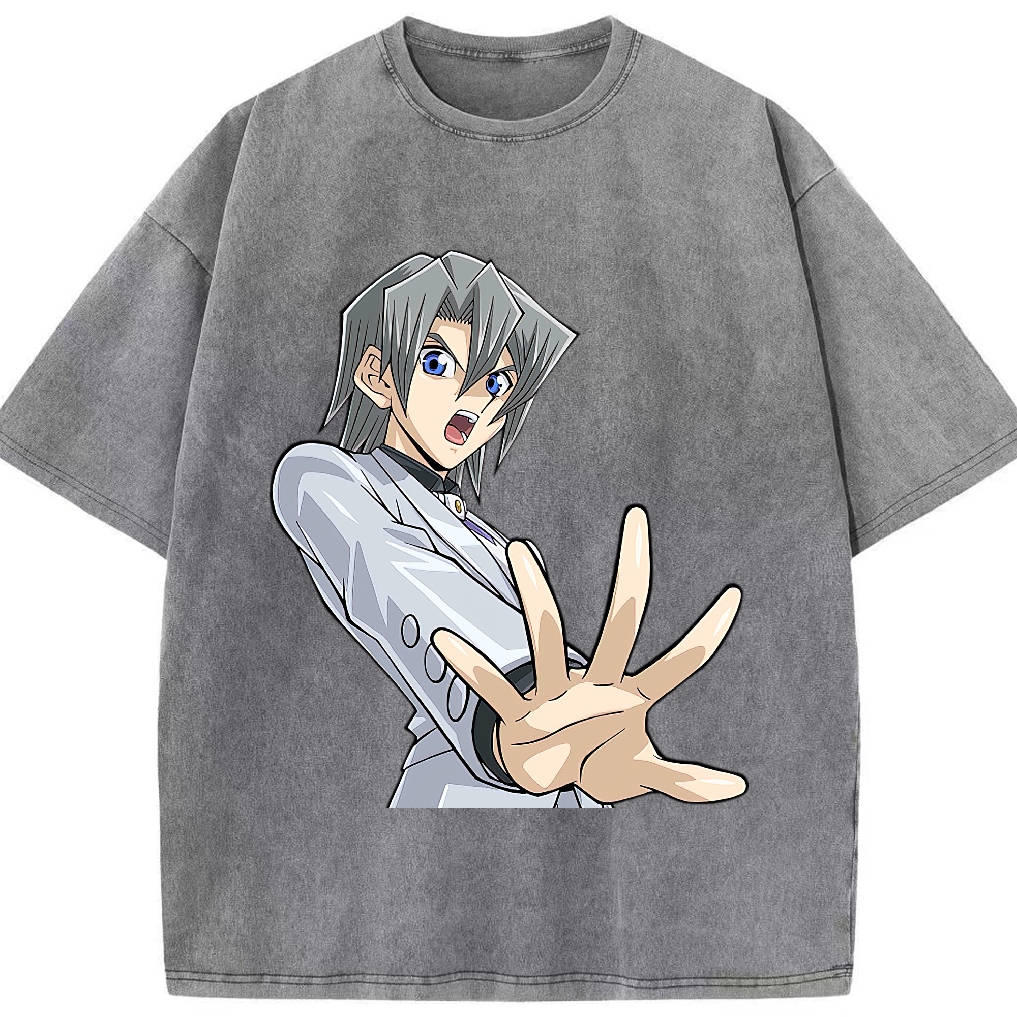 （画像用） 遊☆戯☆王 Yu-Gi-Oh! 綿100% ヴィンテージ風 半袖Tシャツ（フロントプリント）