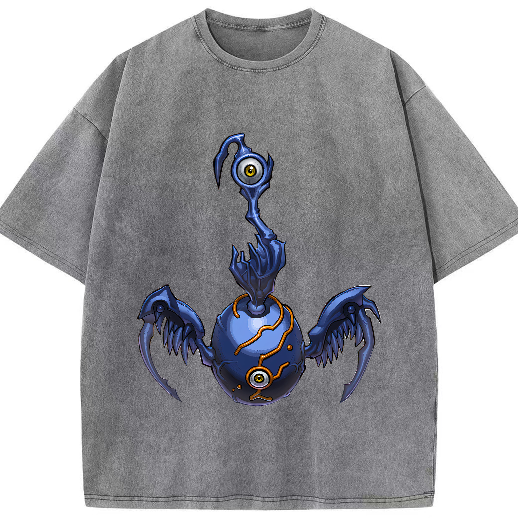 （画像用） 遊☆戯☆王 Yu-Gi-Oh! 綿100% ヴィンテージ風 半袖Tシャツ（フロントプリント）