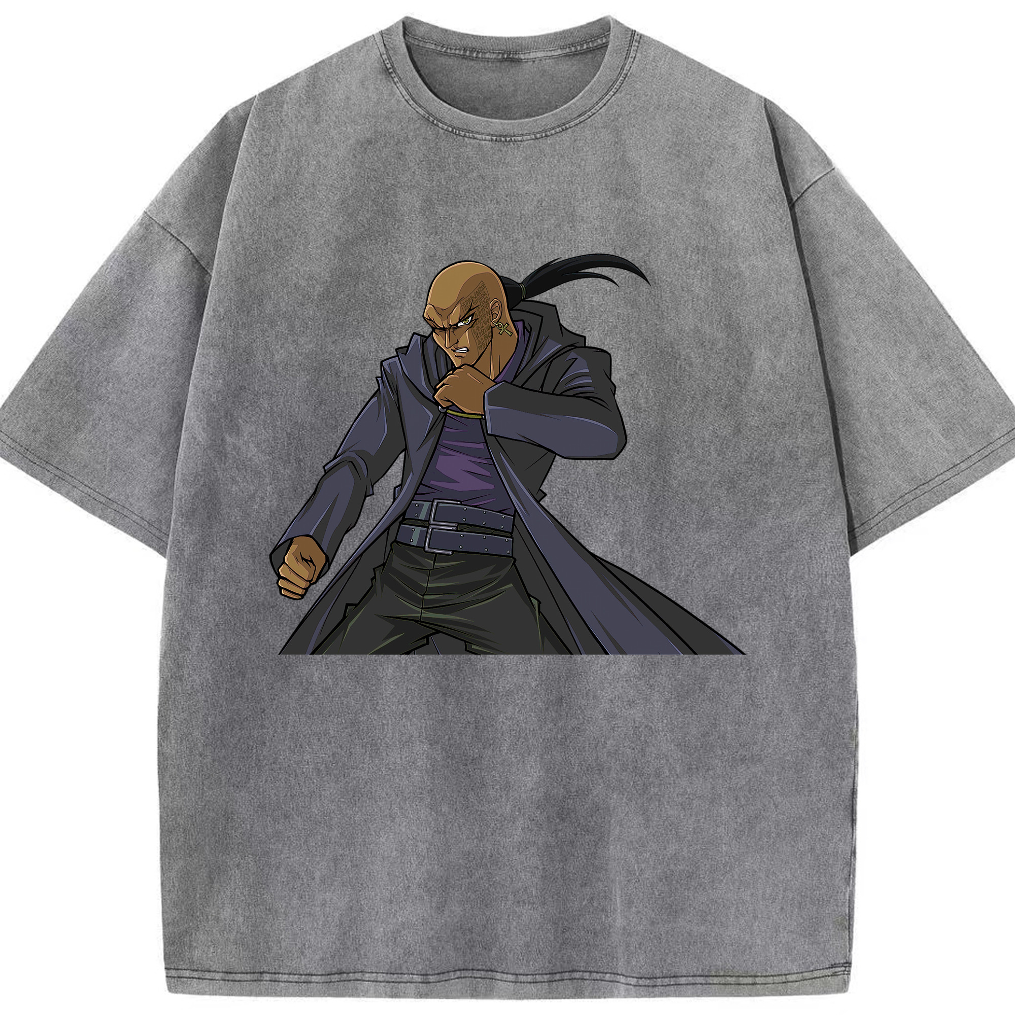 （画像用） 遊☆戯☆王 Yu-Gi-Oh! 綿100% ヴィンテージ風 半袖Tシャツ（フロントプリント）