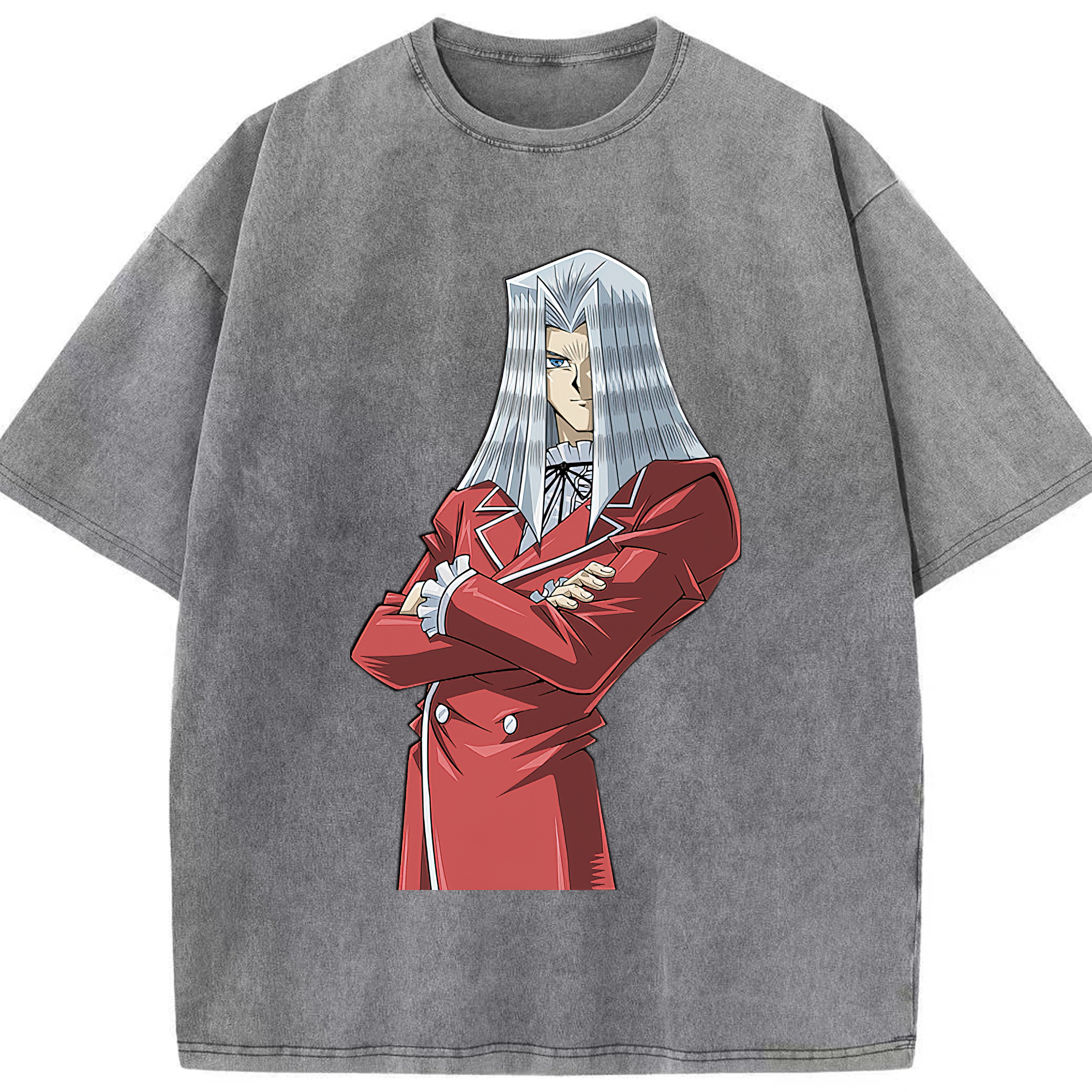 （画像用） 遊☆戯☆王 Yu-Gi-Oh! 綿100% ヴィンテージ風 半袖Tシャツ（フロントプリント）