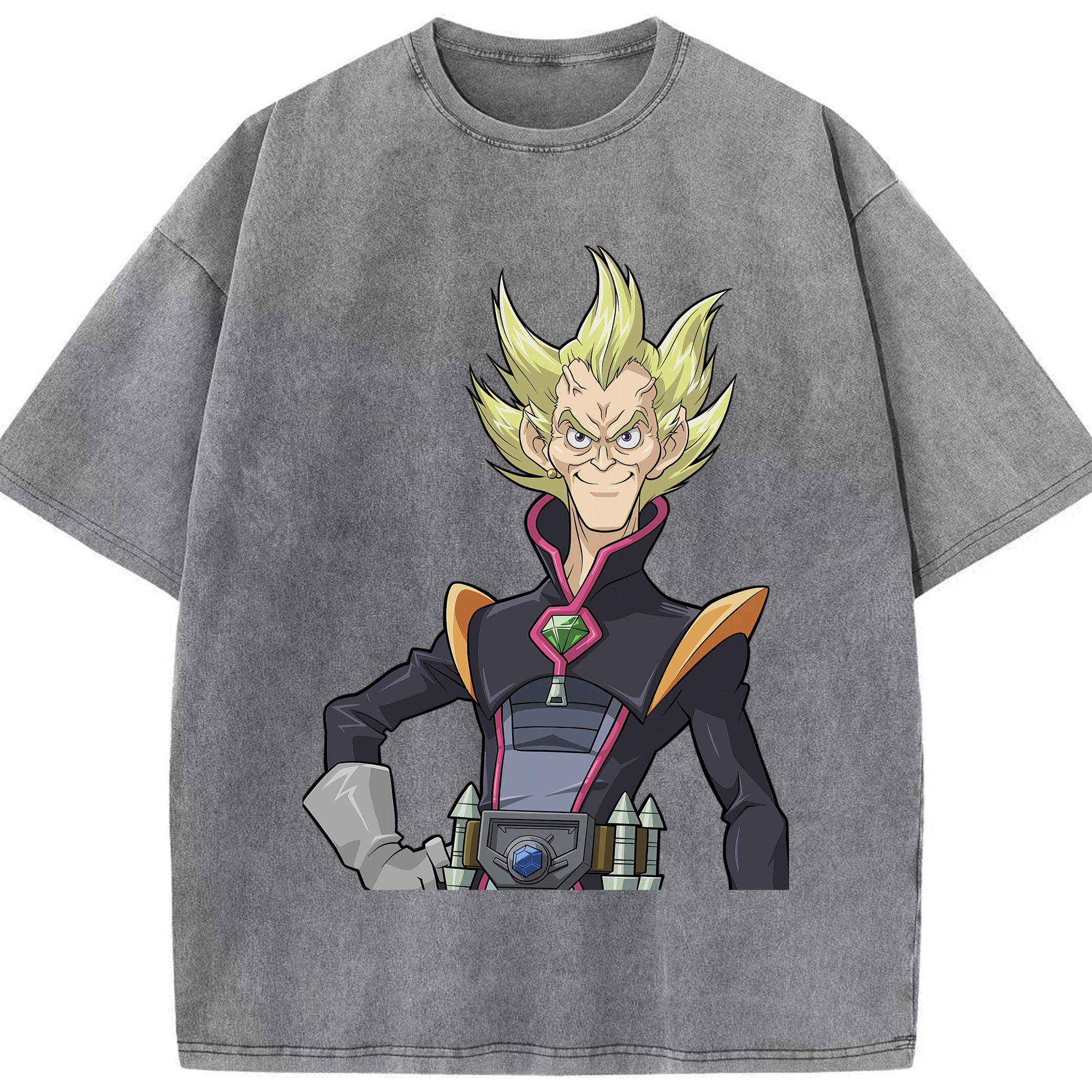 （画像用） 遊☆戯☆王 Yu-Gi-Oh! 綿100% ヴィンテージ風 半袖Tシャツ（フロントプリント）