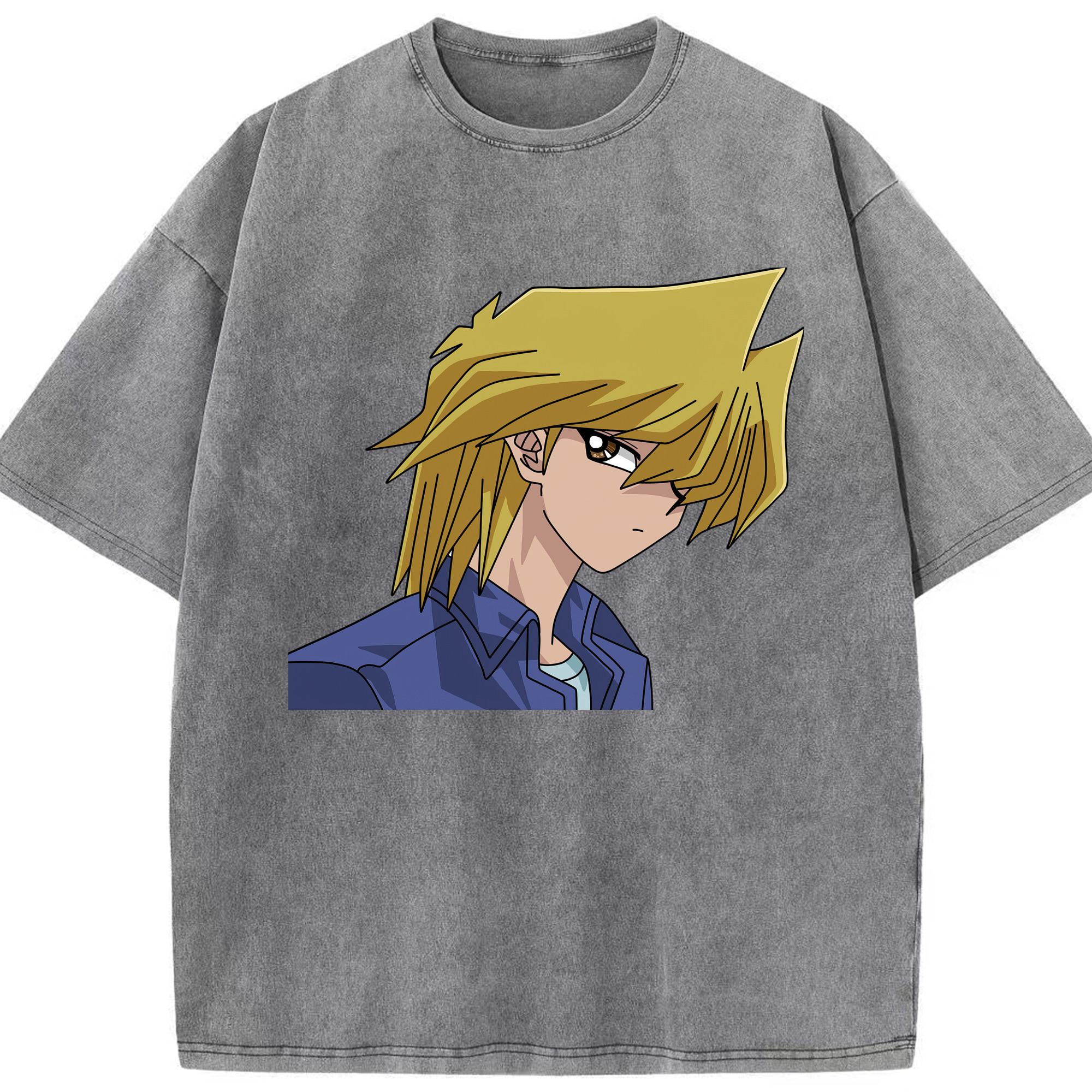 （画像用） 遊☆戯☆王 Yu-Gi-Oh! 綿100% ヴィンテージ風 半袖Tシャツ（フロントプリント）