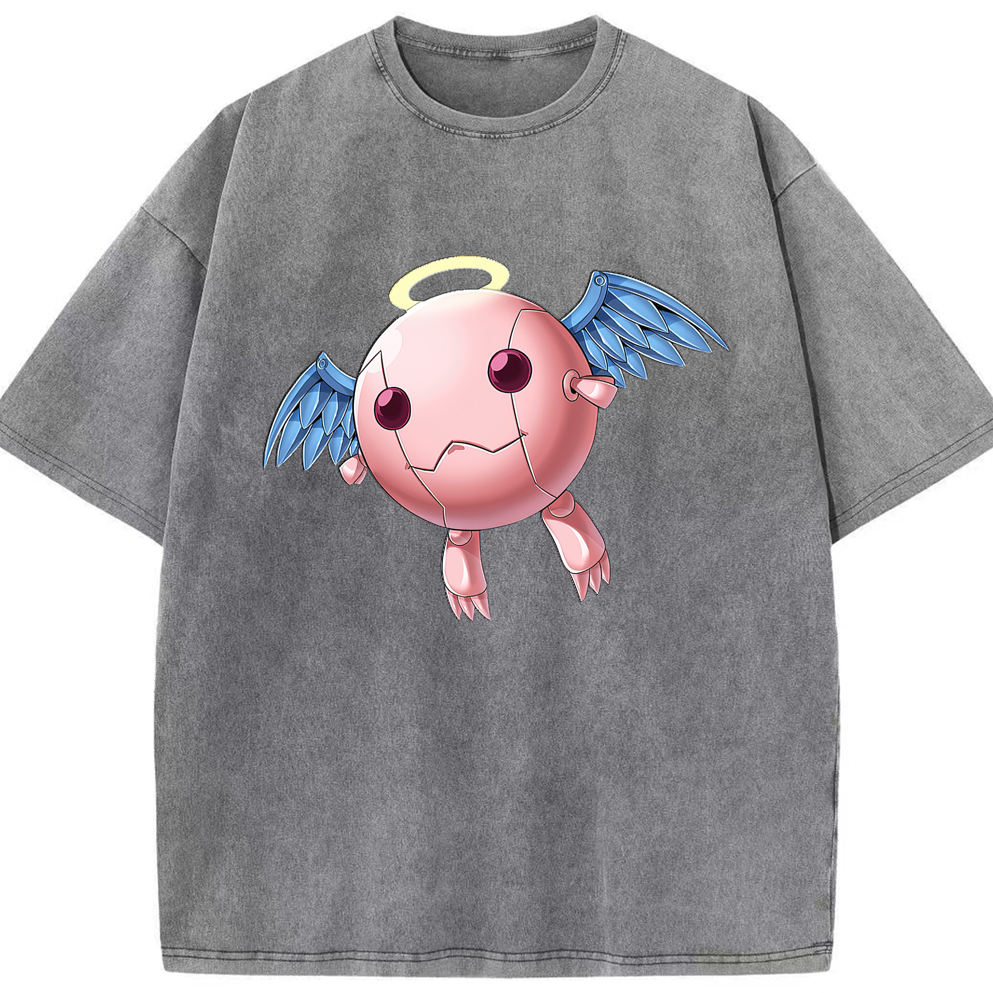 （画像用） 遊☆戯☆王 Yu-Gi-Oh! 綿100% ヴィンテージ風 半袖Tシャツ（フロントプリント）