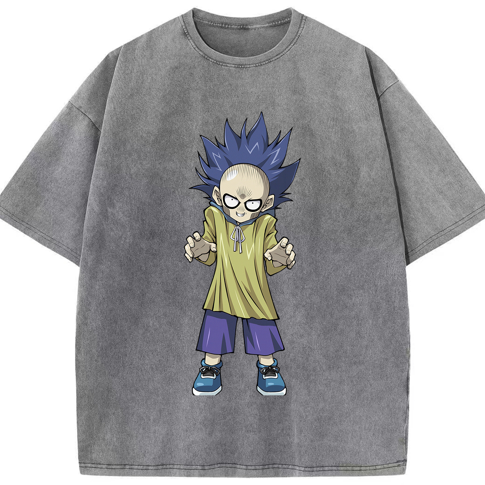 （画像用） 遊☆戯☆王 Yu-Gi-Oh! 綿100% ヴィンテージ風 半袖Tシャツ（フロントプリント）