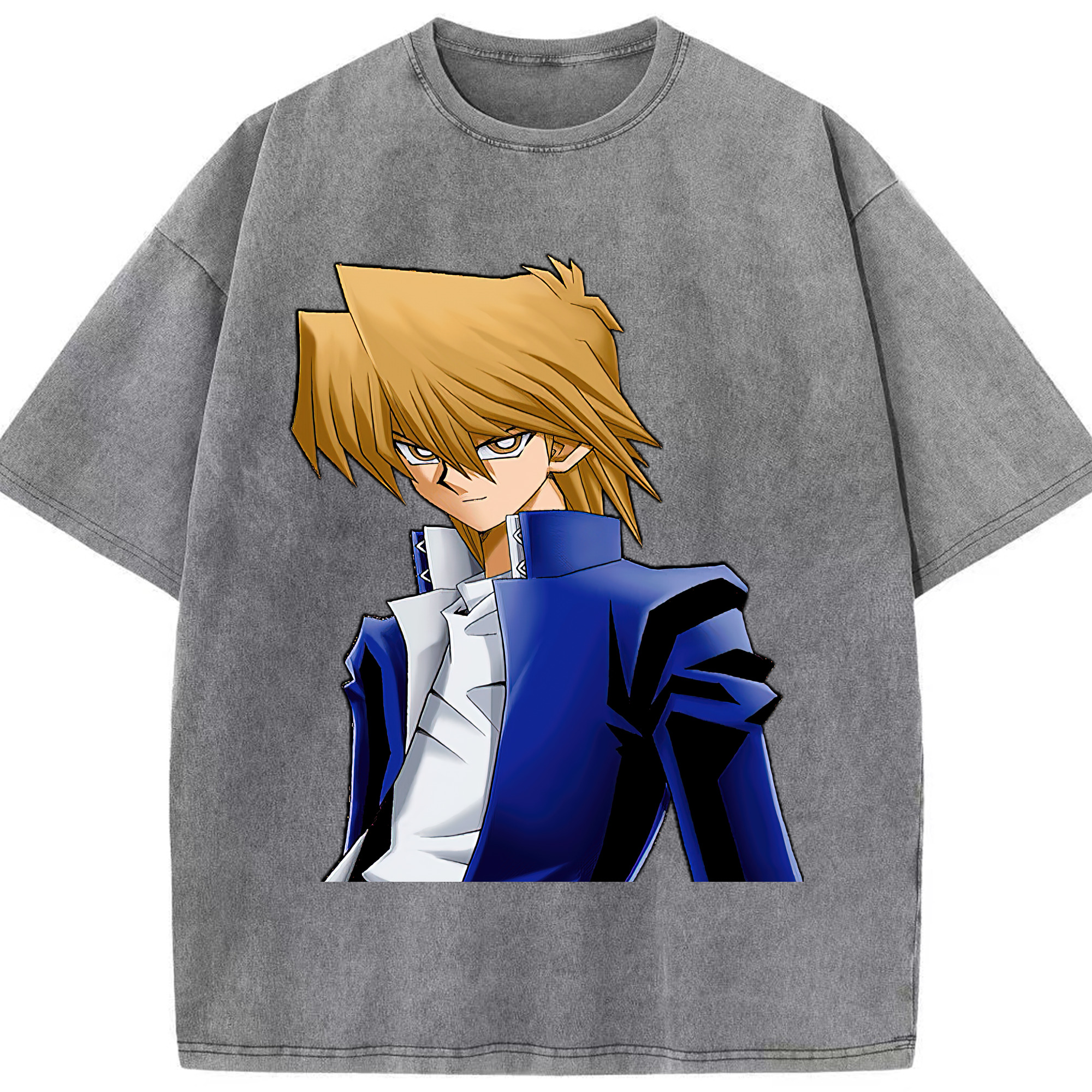 （画像用） 遊☆戯☆王 Yu-Gi-Oh! 綿100% ヴィンテージ風 半袖Tシャツ（フロントプリント）
