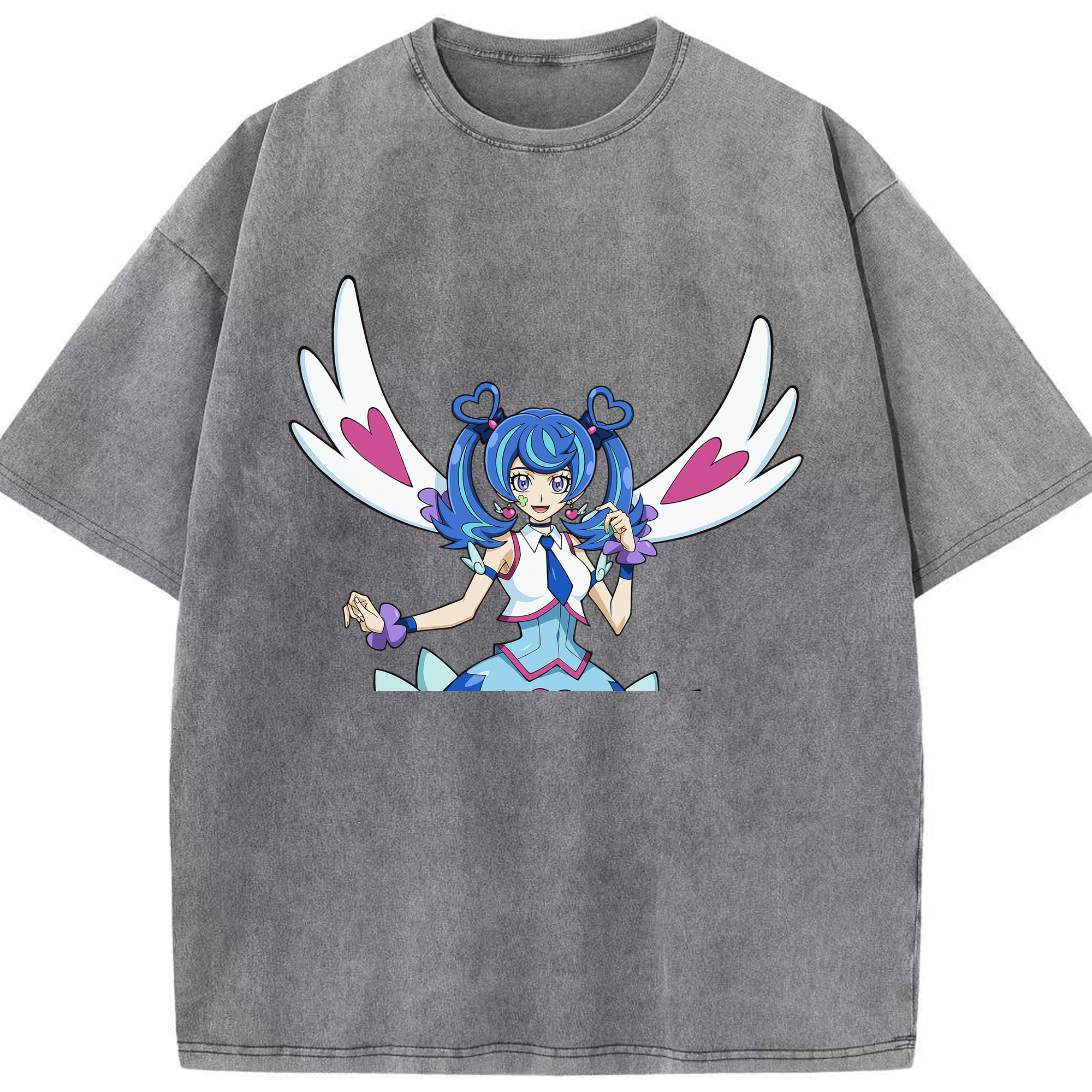 （画像用） 遊☆戯☆王 Yu-Gi-Oh! 綿100% ヴィンテージ風 半袖Tシャツ（フロントプリント）