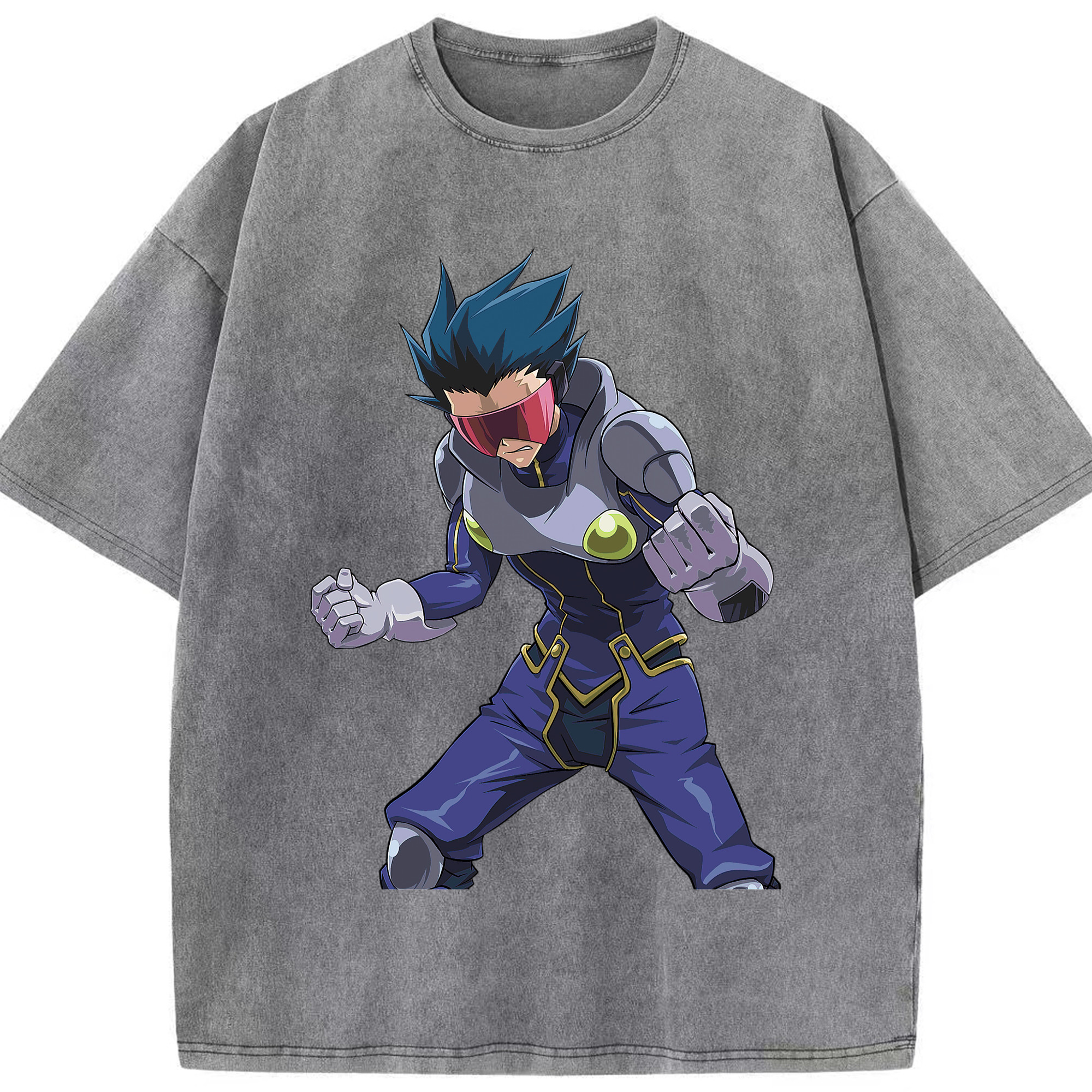 （画像用） 遊☆戯☆王 Yu-Gi-Oh! 綿100% ヴィンテージ風 半袖Tシャツ（フロントプリント）