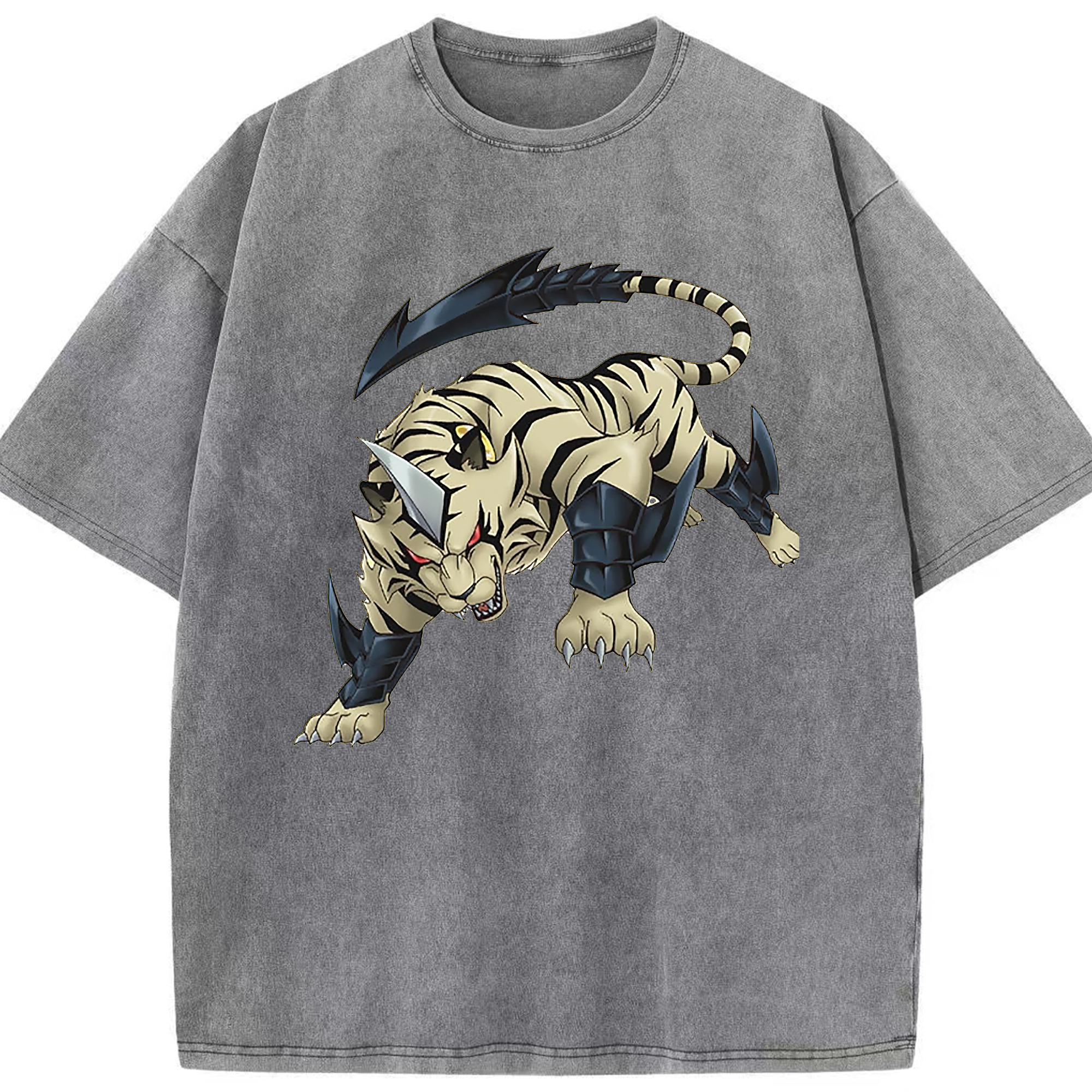 （画像用） 遊☆戯☆王 Yu-Gi-Oh! 綿100% ヴィンテージ風 半袖Tシャツ（フロントプリント）