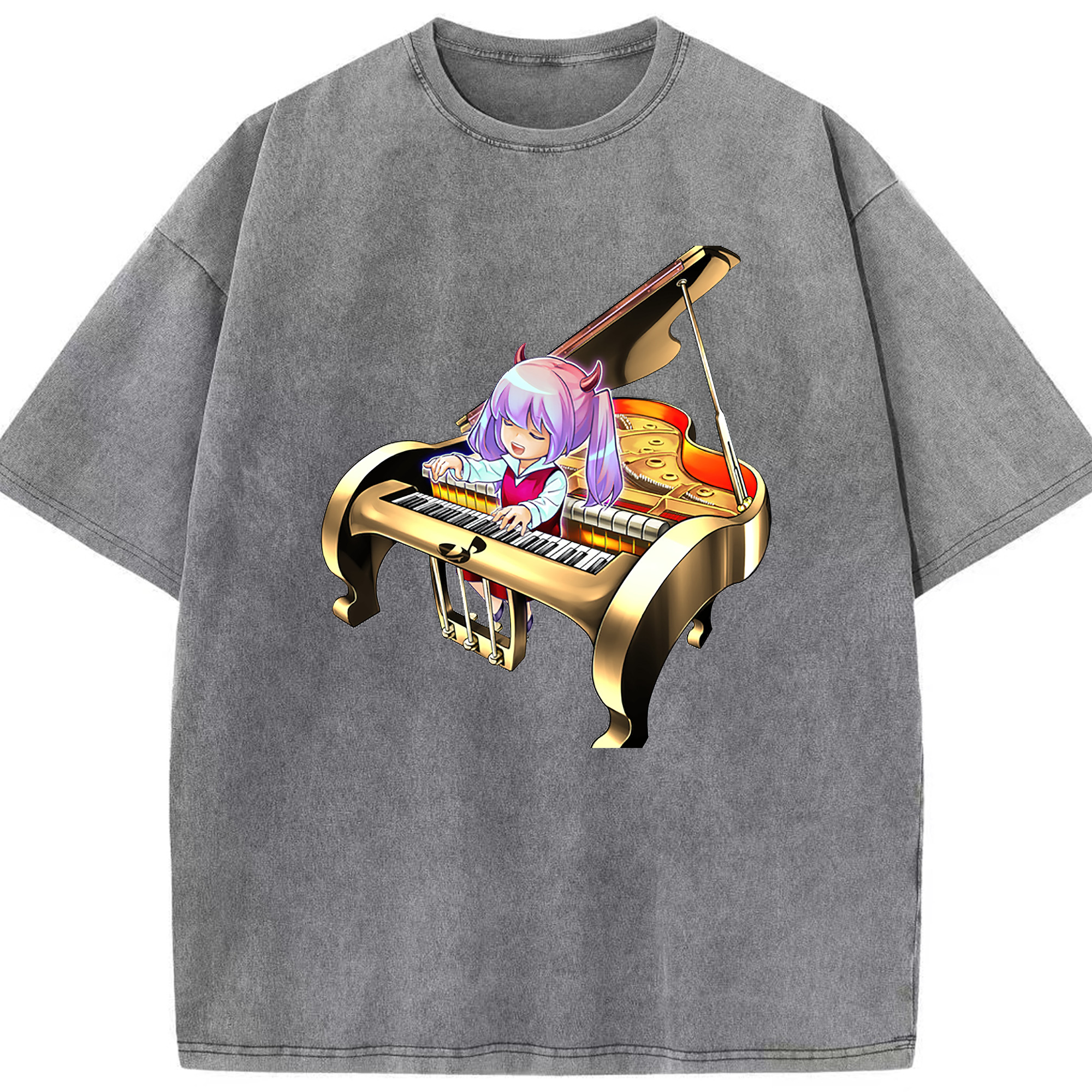 （画像用） 遊☆戯☆王 Yu-Gi-Oh! 綿100% ヴィンテージ風 半袖Tシャツ（フロントプリント）