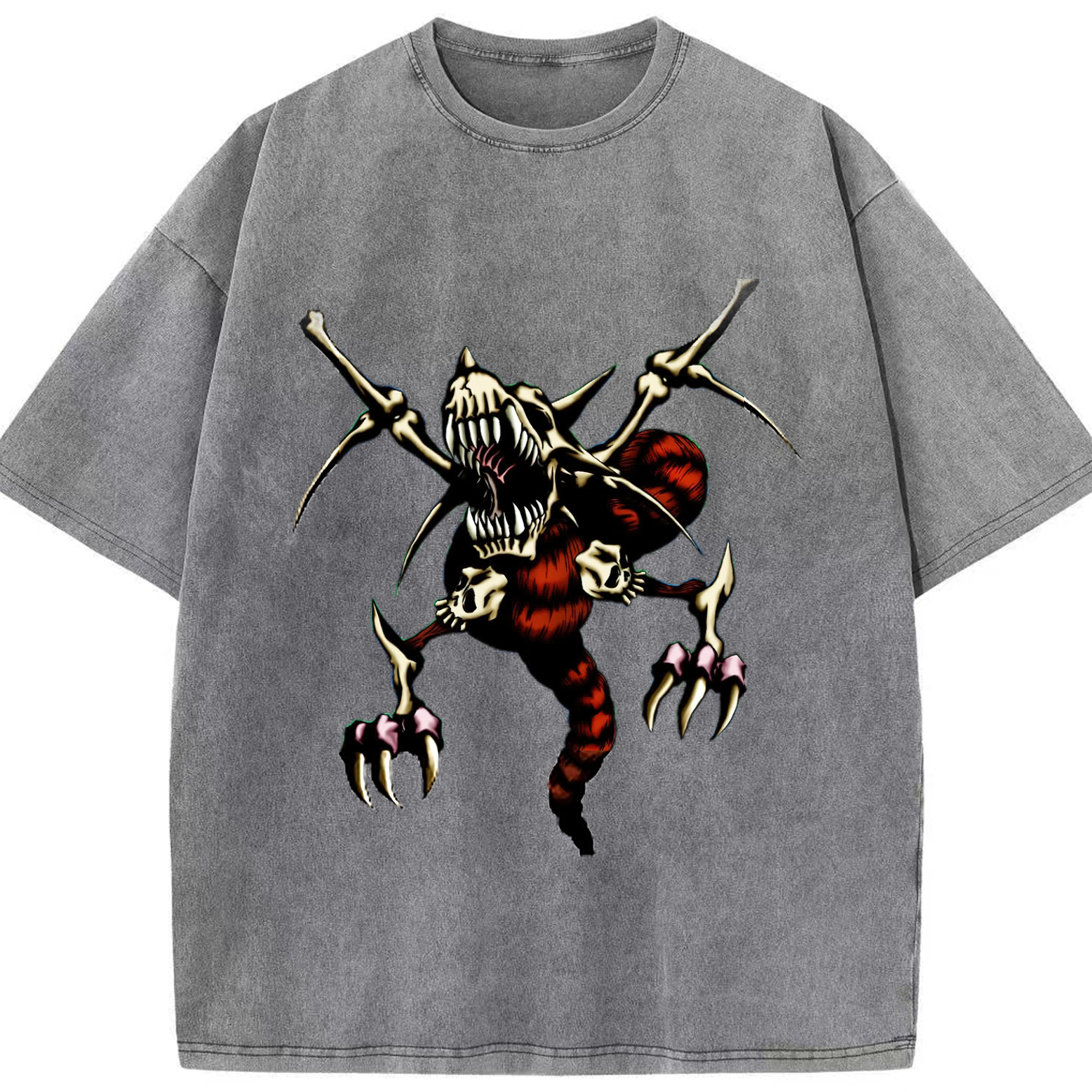 （画像用） 遊☆戯☆王 Yu-Gi-Oh! 綿100% ヴィンテージ風 半袖Tシャツ（フロントプリント）