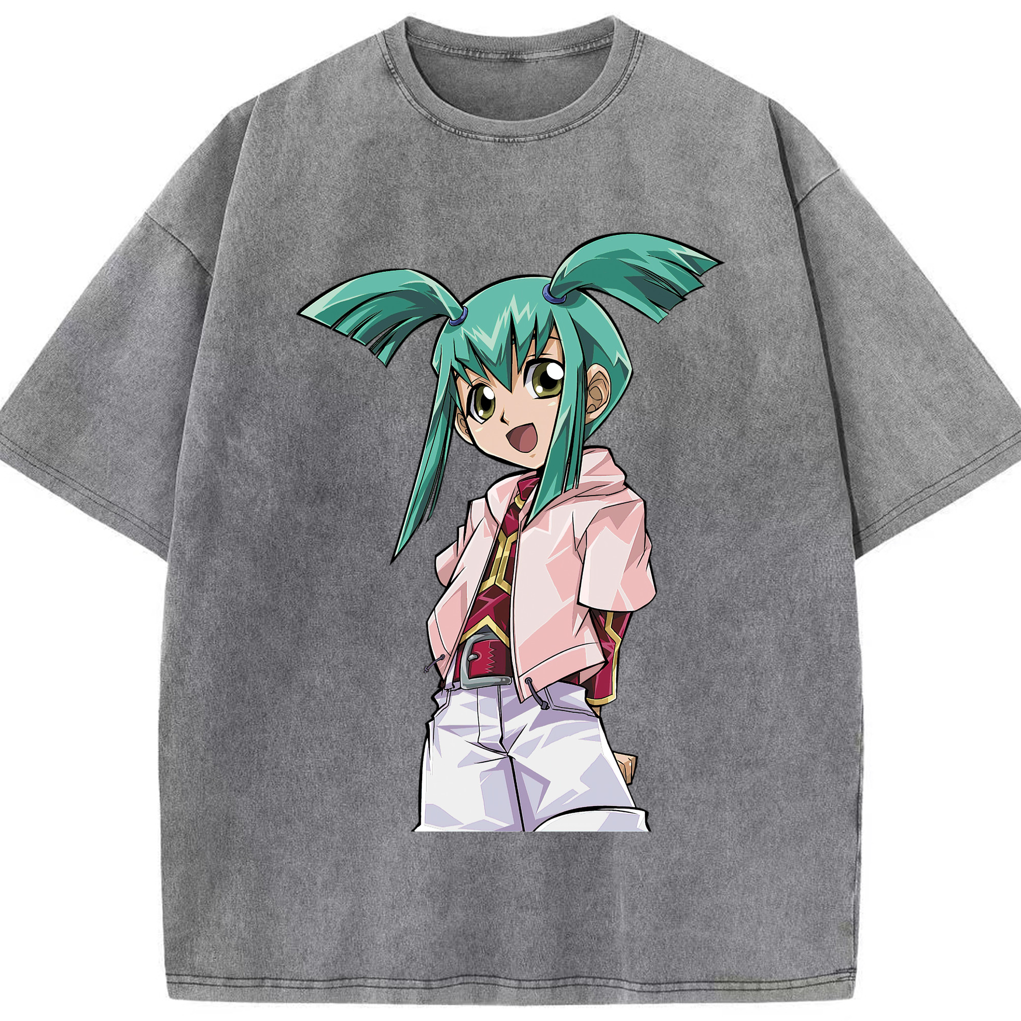 （画像用） 遊☆戯☆王 Yu-Gi-Oh! 綿100% ヴィンテージ風 半袖Tシャツ（フロントプリント）