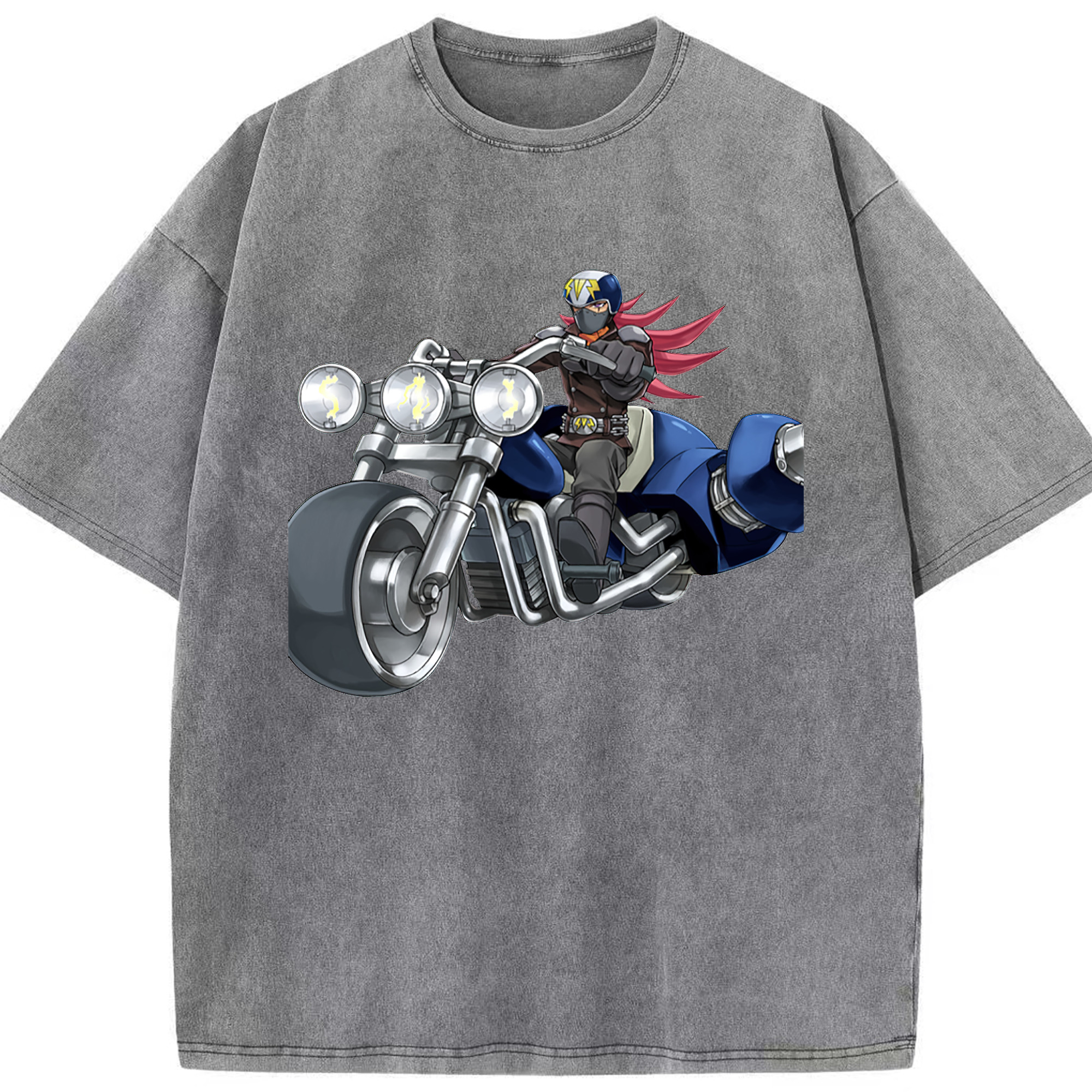 （画像用） 遊☆戯☆王 Yu-Gi-Oh! 綿100% ヴィンテージ風 半袖Tシャツ（フロントプリント）