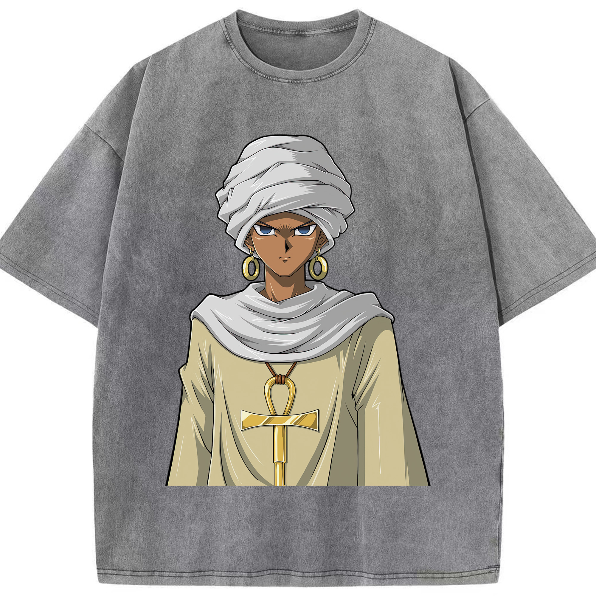 （画像用） 遊☆戯☆王 Yu-Gi-Oh! 綿100% ヴィンテージ風 半袖Tシャツ（フロントプリント）