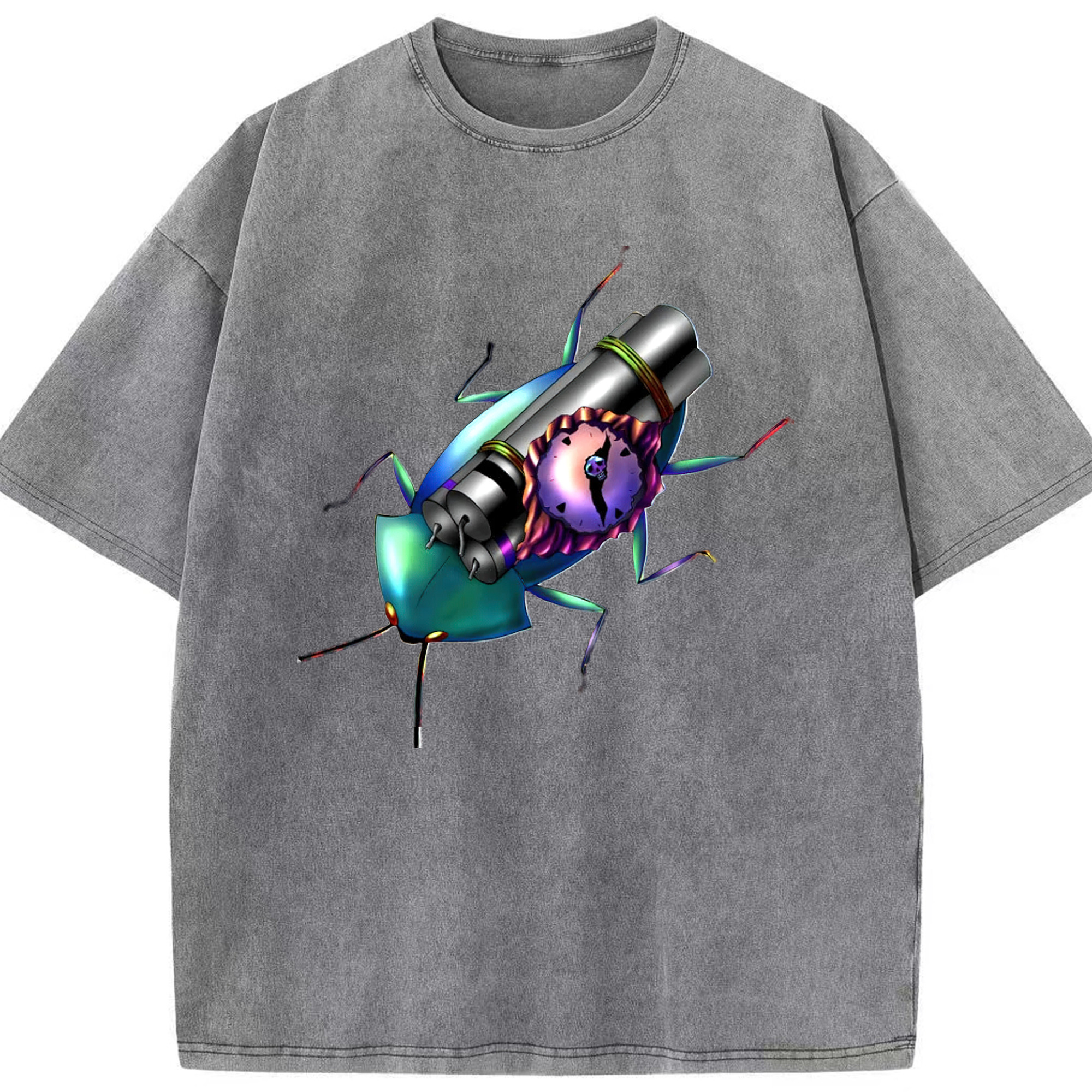 （画像用） 遊☆戯☆王 Yu-Gi-Oh! 綿100% ヴィンテージ風 半袖Tシャツ（フロントプリント）