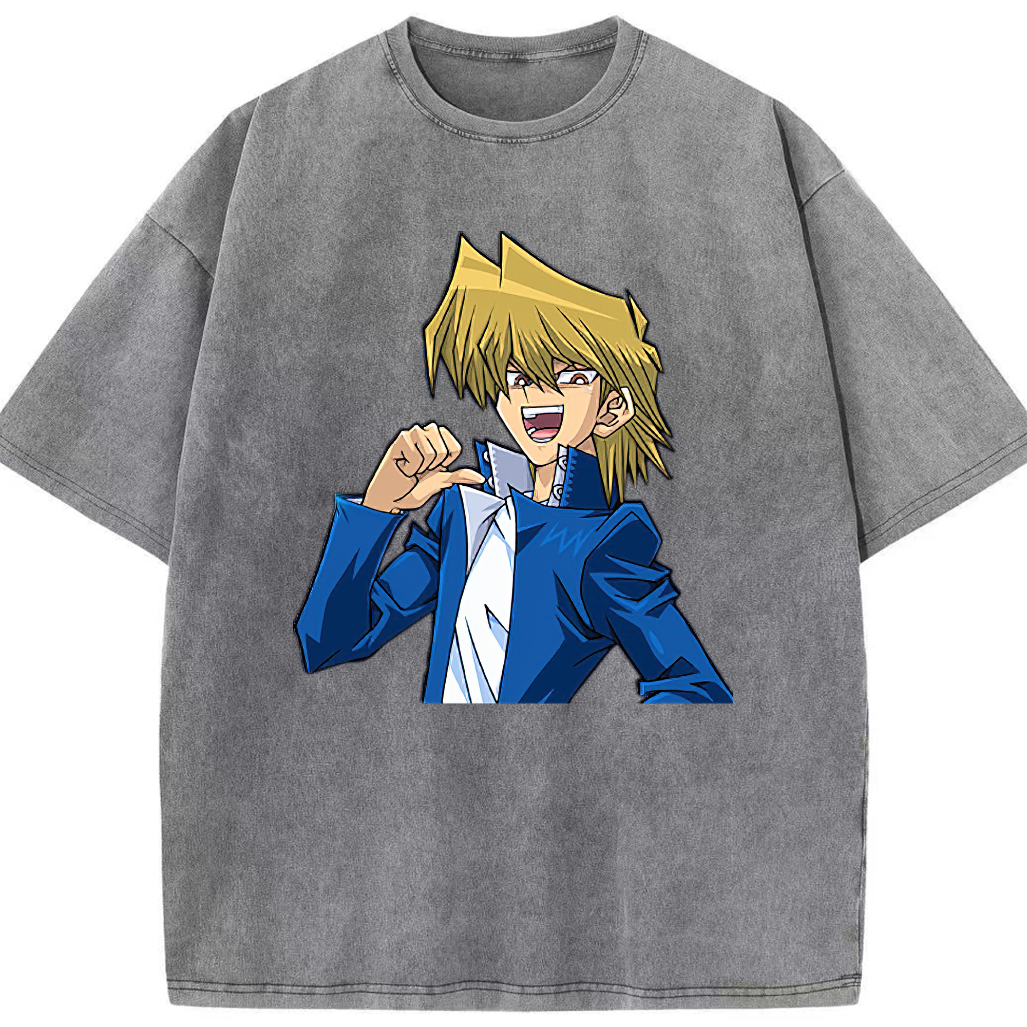 （画像用） 遊☆戯☆王 Yu-Gi-Oh! 綿100% ヴィンテージ風 半袖Tシャツ（フロントプリント）