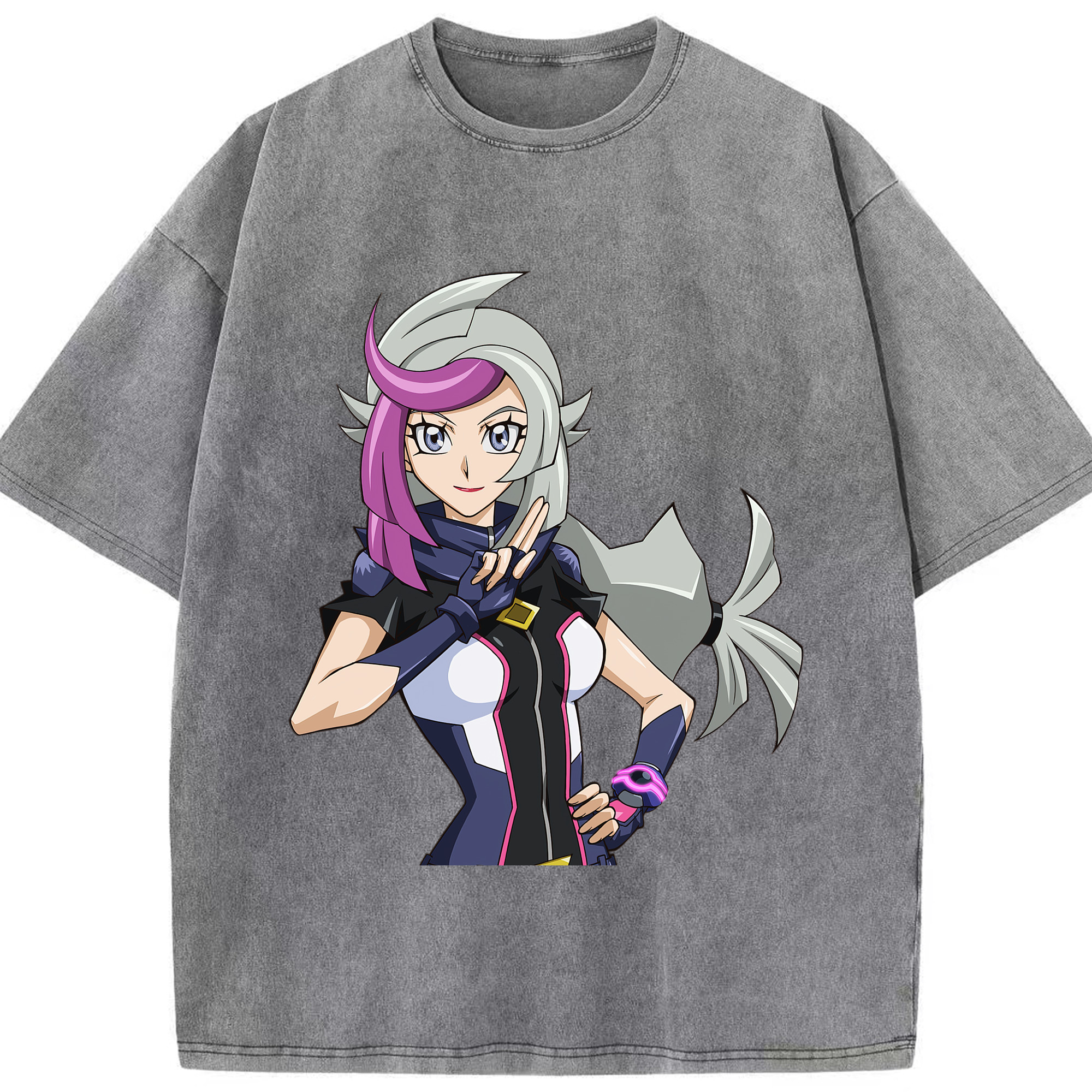 （画像用） 遊☆戯☆王 Yu-Gi-Oh! 綿100% ヴィンテージ風 半袖Tシャツ（フロントプリント）