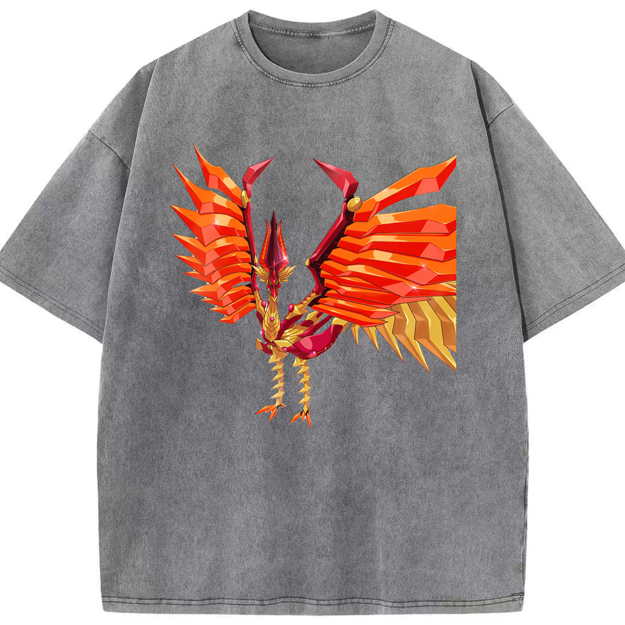 （画像用） 遊☆戯☆王 Yu-Gi-Oh! 綿100% ヴィンテージ風 半袖Tシャツ（フロントプリント）
