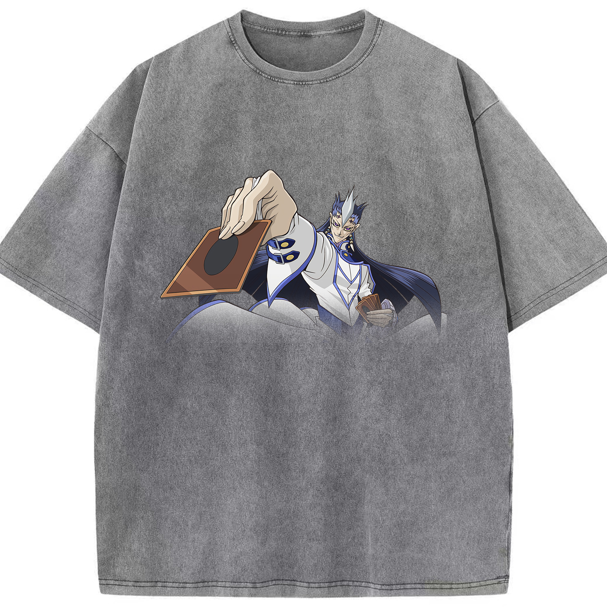 （画像用） 遊☆戯☆王 Yu-Gi-Oh! 綿100% ヴィンテージ風 半袖Tシャツ（フロントプリント）