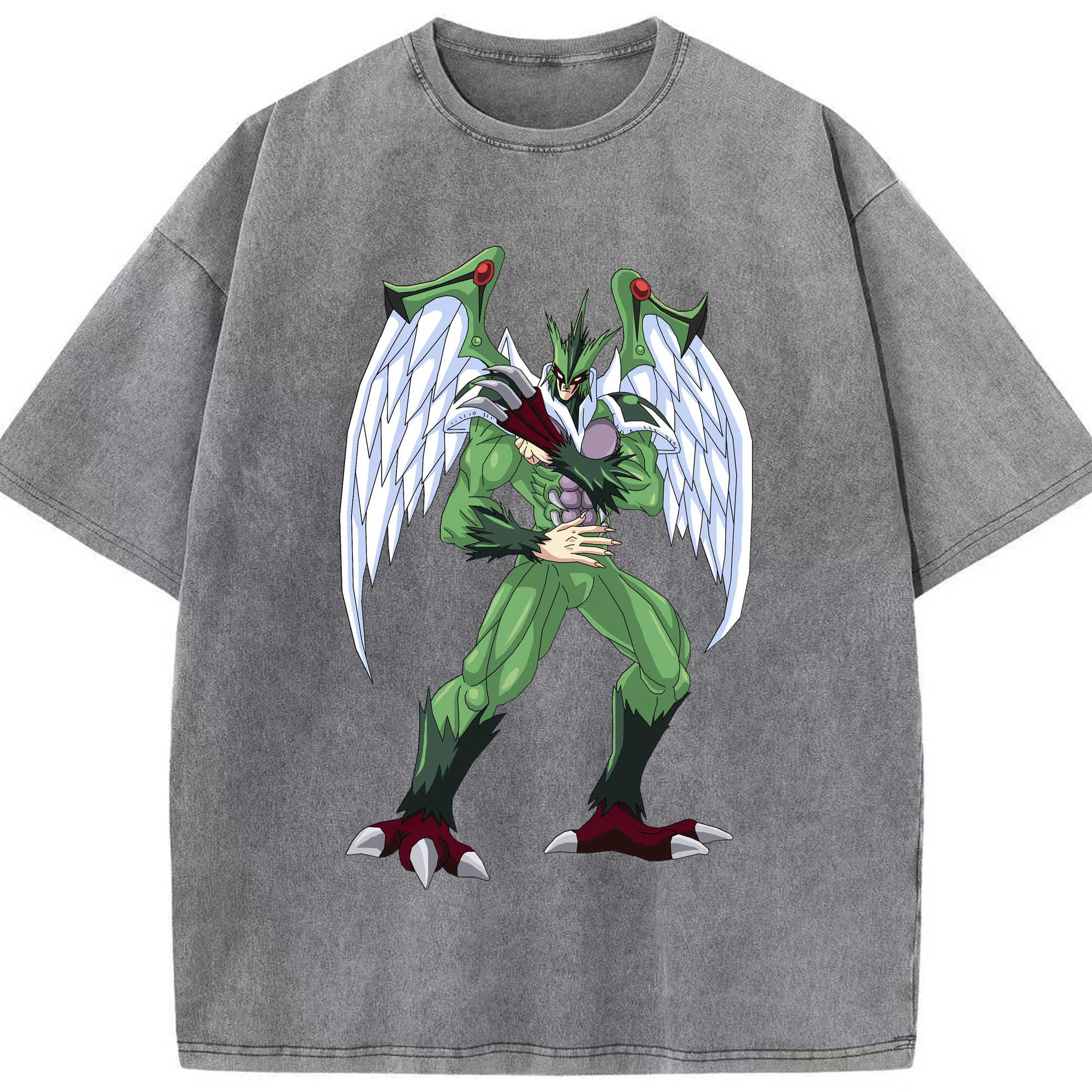 （画像用） 遊☆戯☆王 Yu-Gi-Oh! 綿100% ヴィンテージ風 半袖Tシャツ（フロントプリント）
