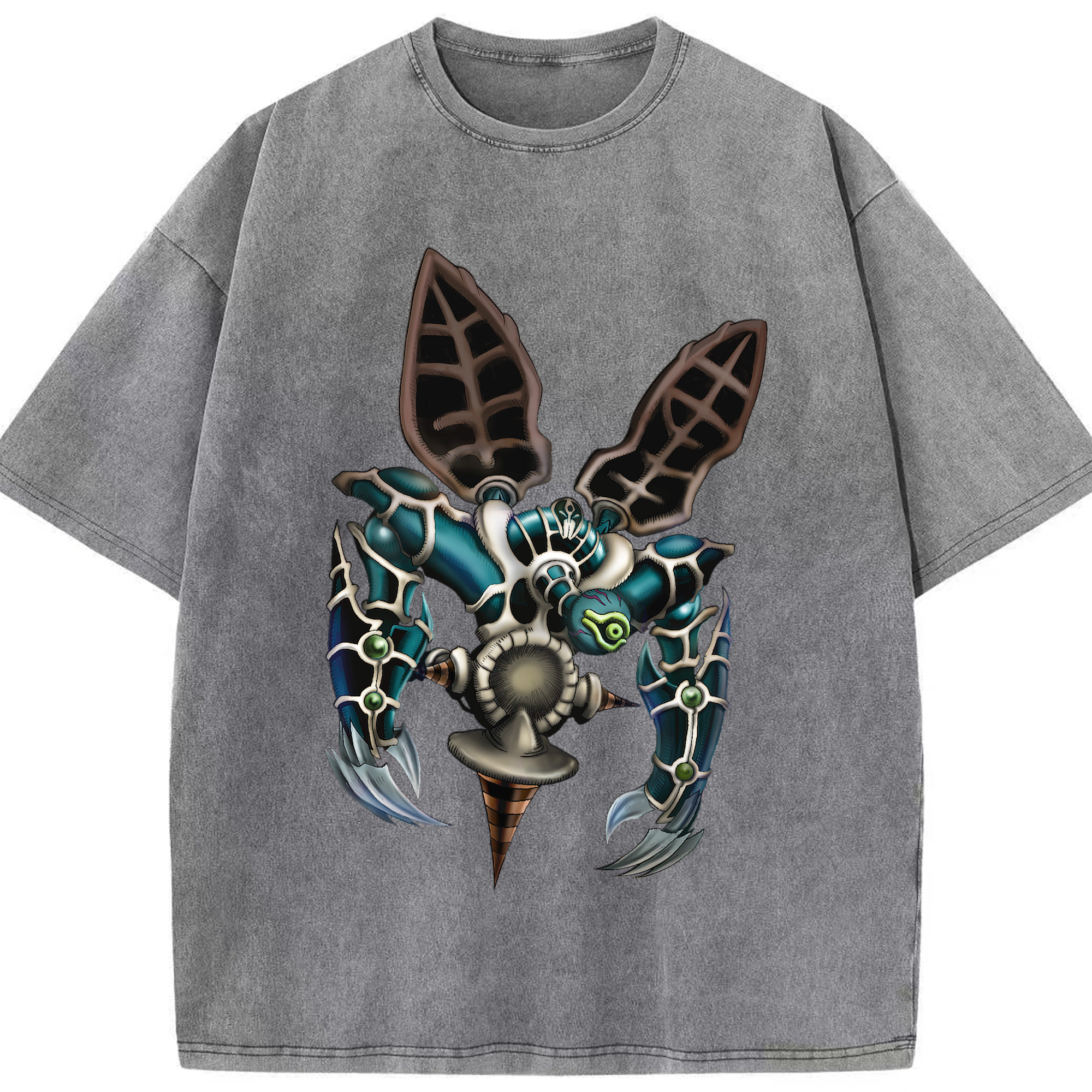 （画像用） 遊☆戯☆王 Yu-Gi-Oh! 綿100% ヴィンテージ風 半袖Tシャツ（フロントプリント）