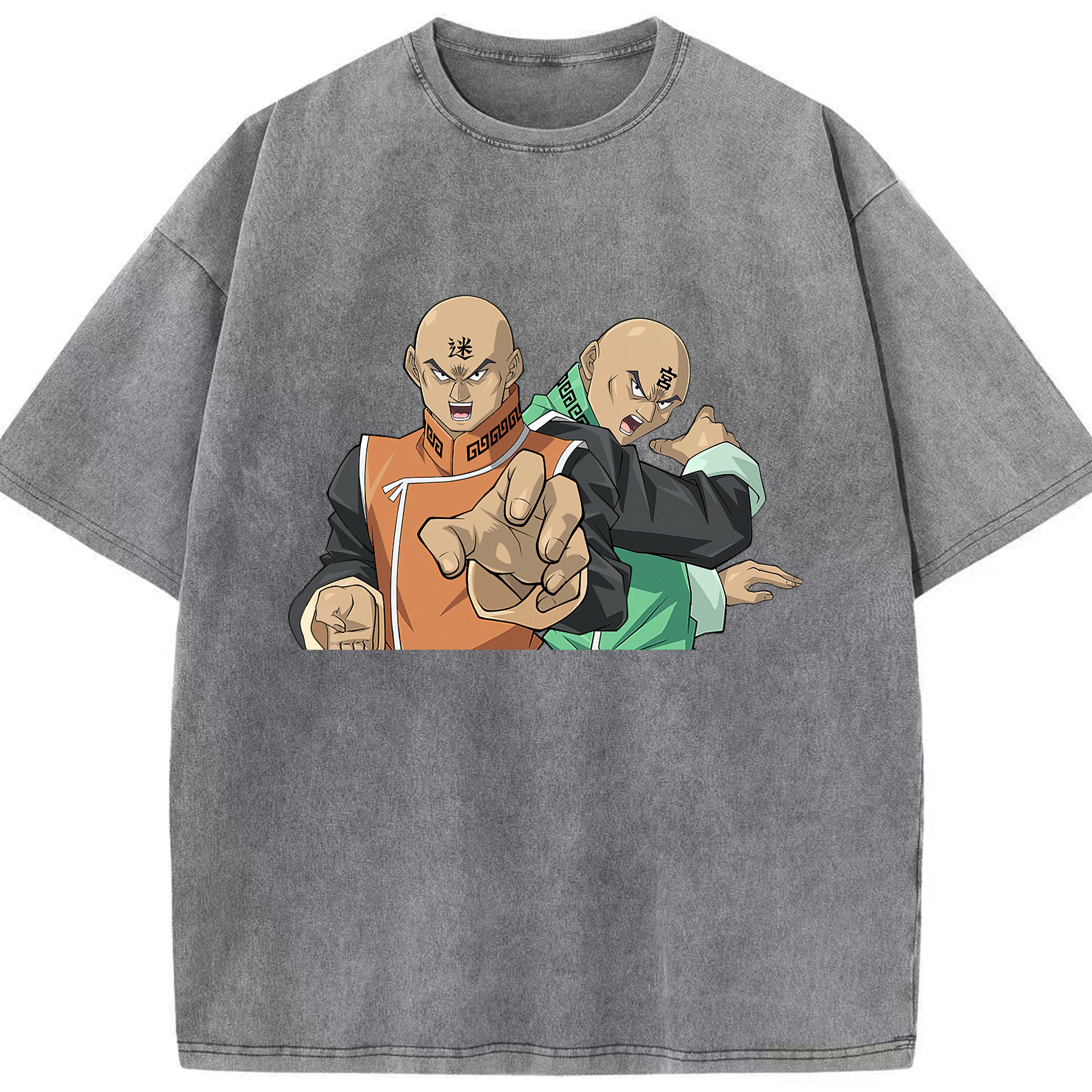（画像用） 遊☆戯☆王 Yu-Gi-Oh! 綿100% ヴィンテージ風 半袖Tシャツ（フロントプリント）