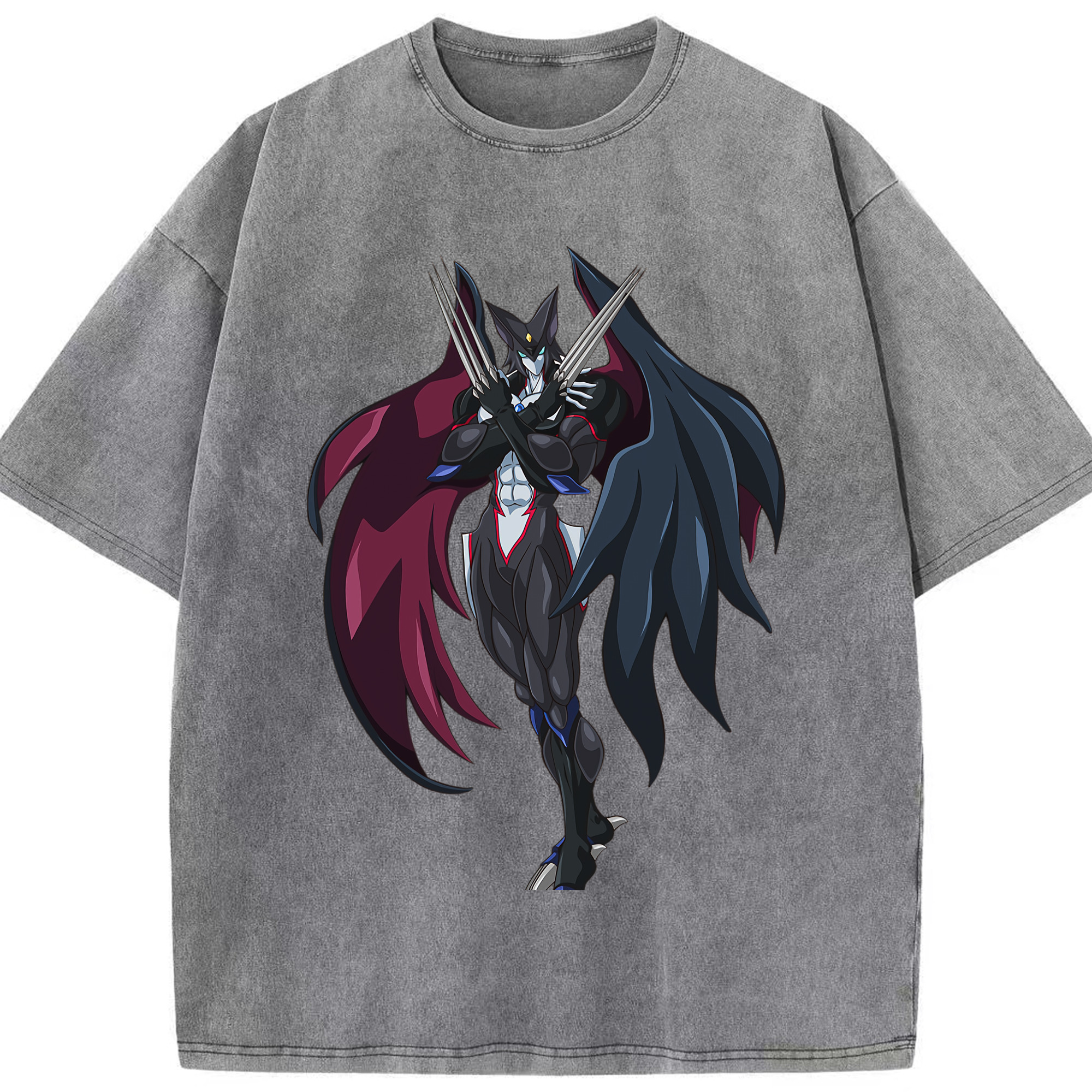 （画像用） 遊☆戯☆王 Yu-Gi-Oh! 綿100% ヴィンテージ風 半袖Tシャツ（フロントプリント）