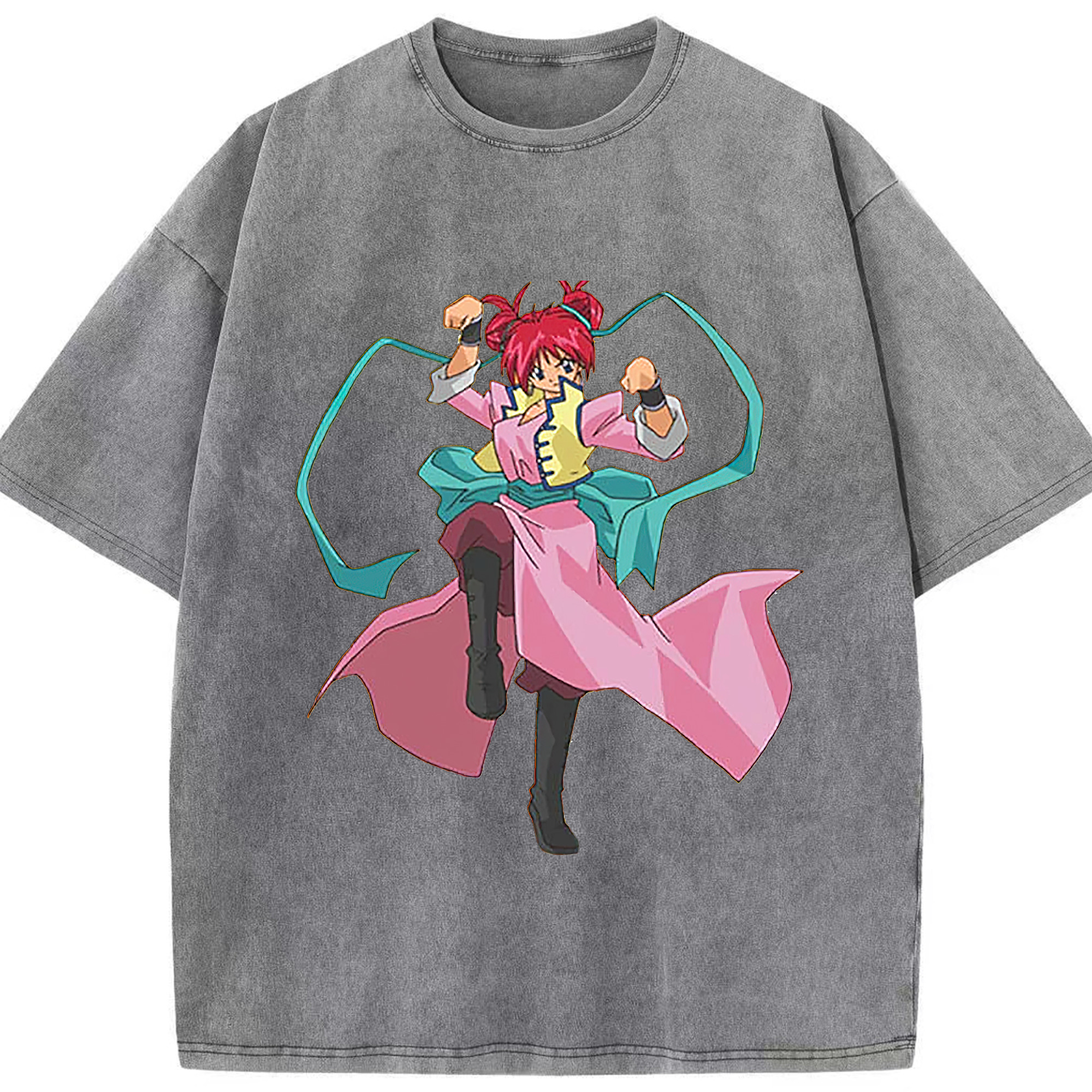 （画像用） 遊☆戯☆王 Yu-Gi-Oh! 綿100% ヴィンテージ風 半袖Tシャツ（フロントプリント）