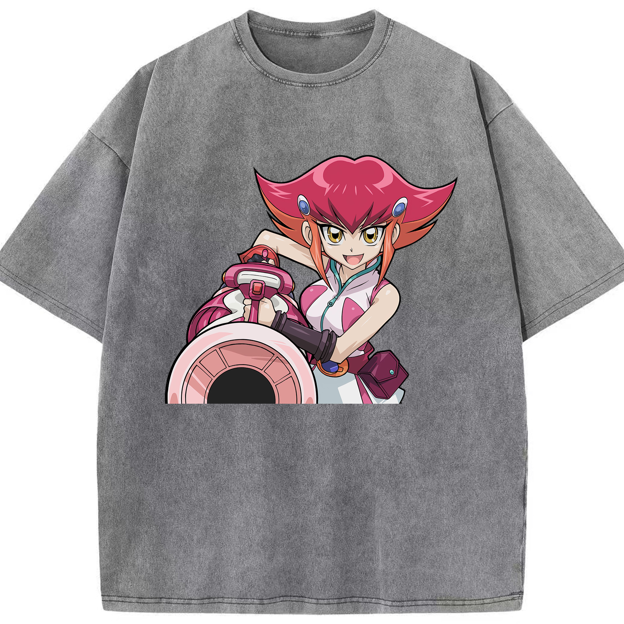 （画像用） 遊☆戯☆王 Yu-Gi-Oh! 綿100% ヴィンテージ風 半袖Tシャツ（フロントプリント）