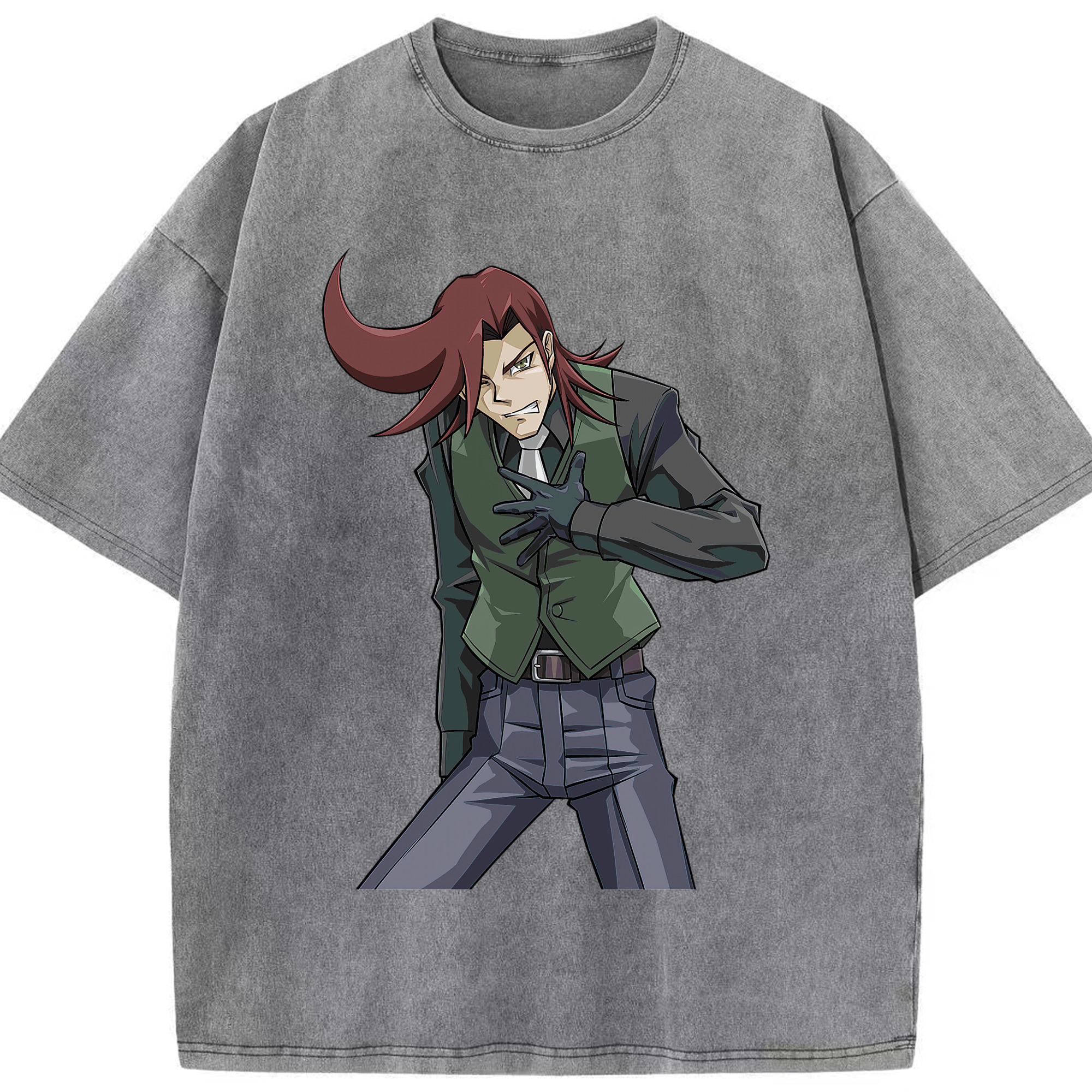 （画像用） 遊☆戯☆王 Yu-Gi-Oh! 綿100% ヴィンテージ風 半袖Tシャツ（フロントプリント）