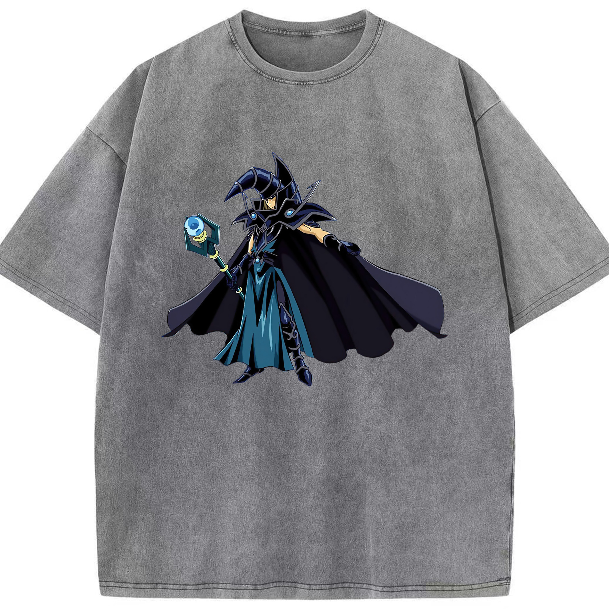 （画像用） 遊☆戯☆王 Yu-Gi-Oh! 綿100% ヴィンテージ風 半袖Tシャツ（フロントプリント）