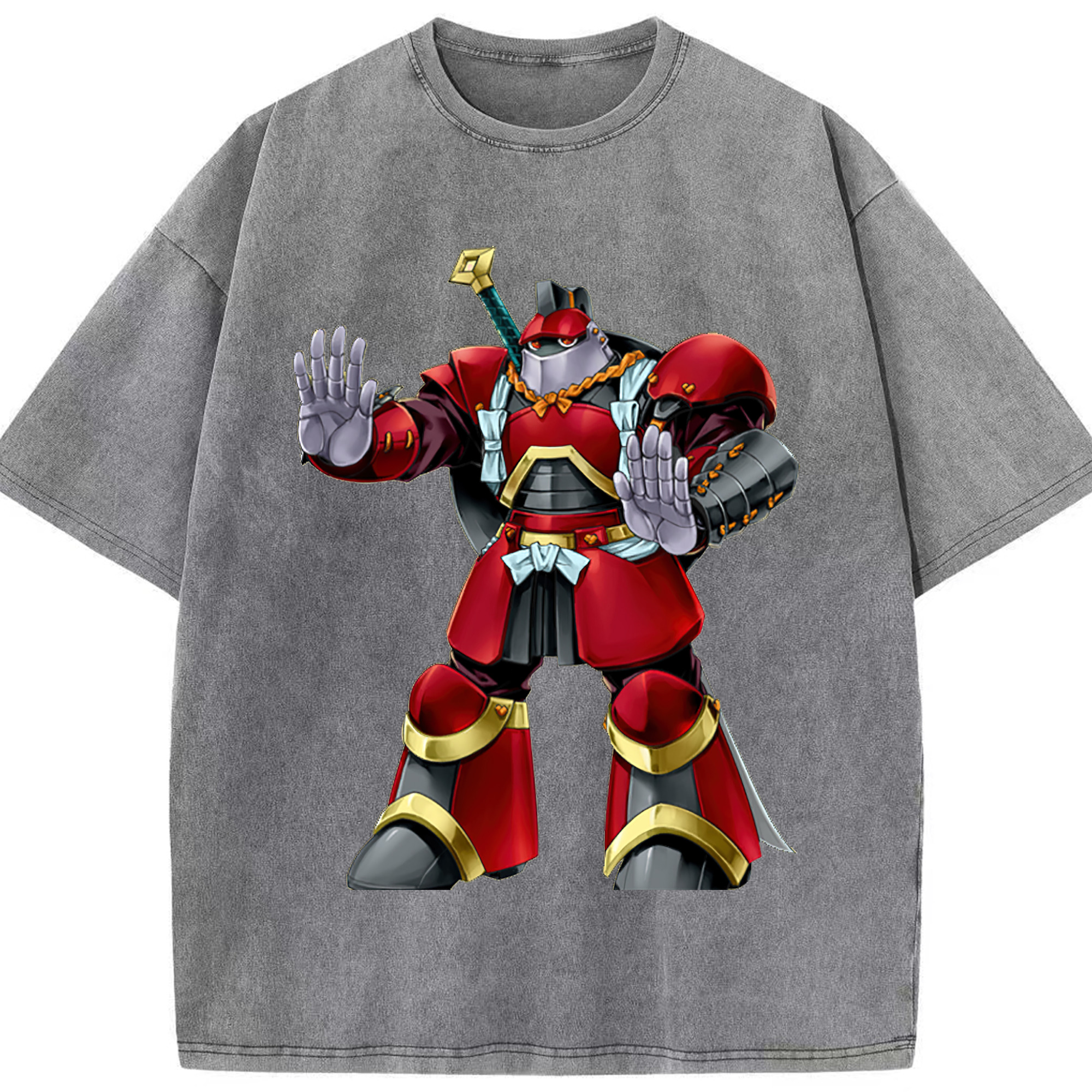 （画像用） 遊☆戯☆王 Yu-Gi-Oh! 綿100% ヴィンテージ風 半袖Tシャツ（フロントプリント）