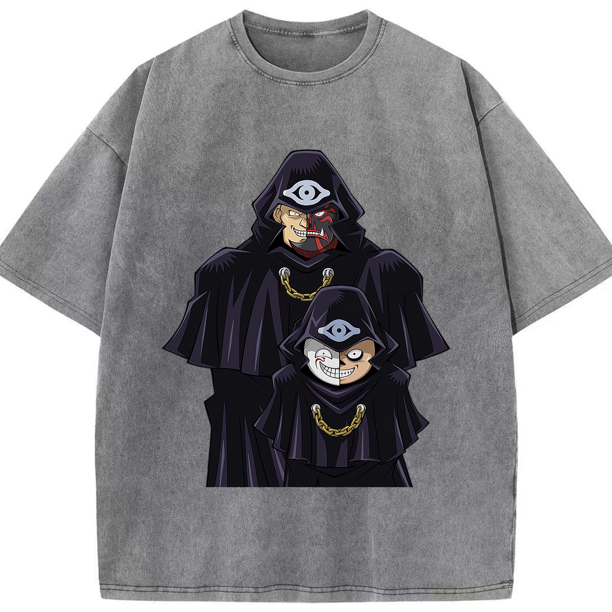 （画像用） 遊☆戯☆王 Yu-Gi-Oh! 綿100% ヴィンテージ風 半袖Tシャツ（フロントプリント）