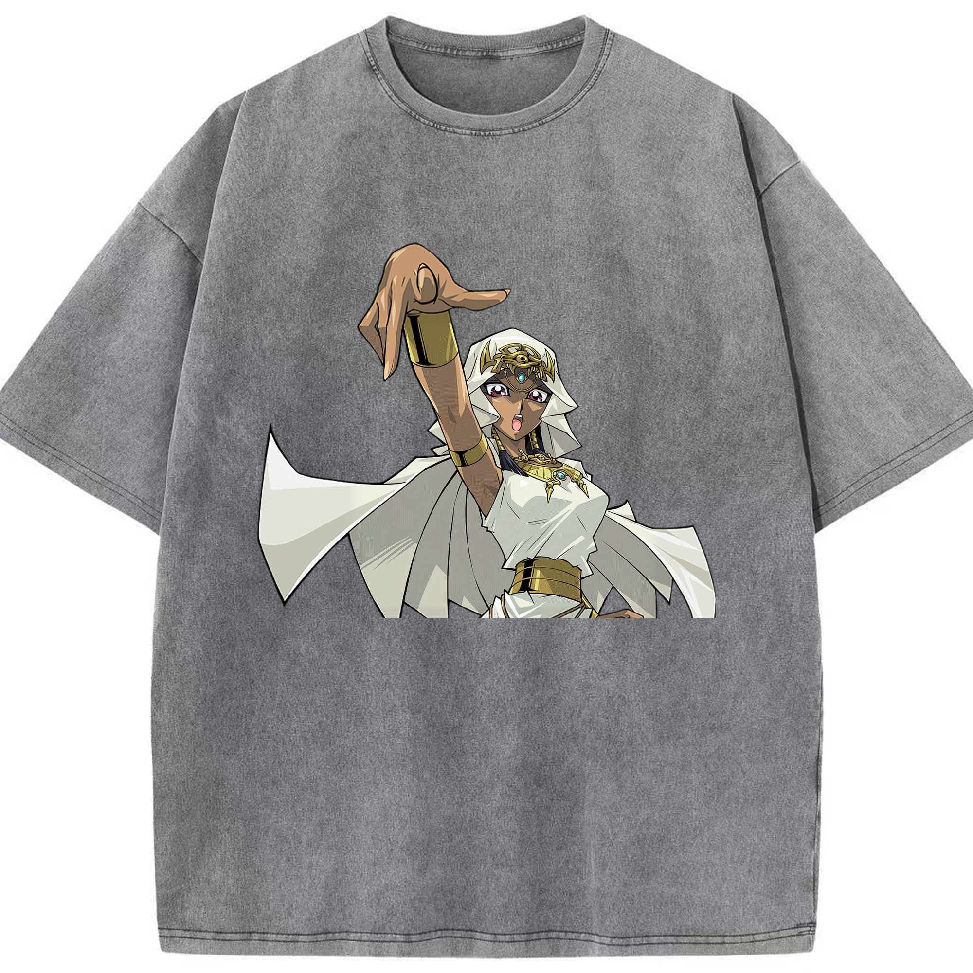 （画像用） 遊☆戯☆王 Yu-Gi-Oh! 綿100% ヴィンテージ風 半袖Tシャツ（フロントプリント）
