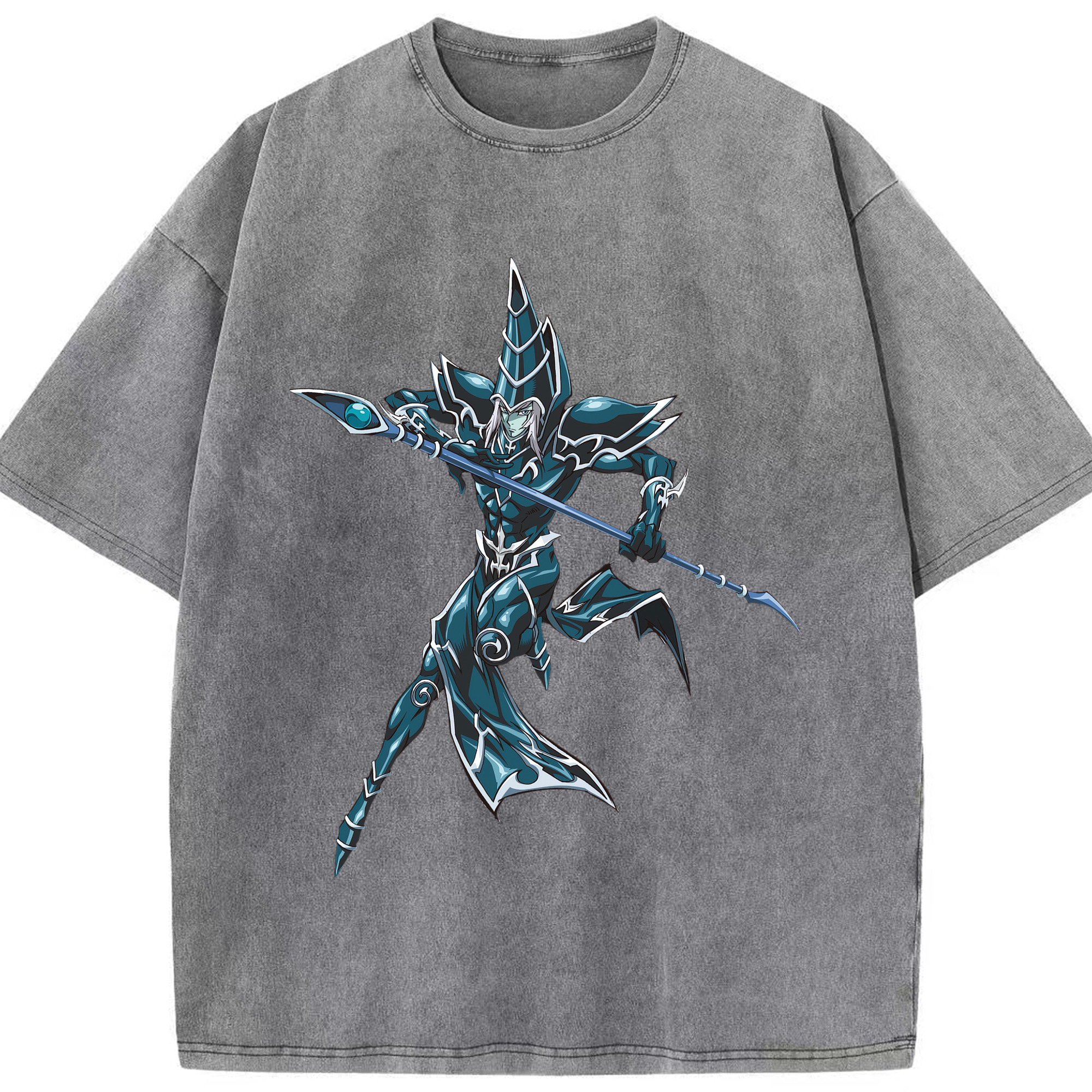 （画像用） 遊☆戯☆王 Yu-Gi-Oh! 綿100% ヴィンテージ風 半袖Tシャツ（フロントプリント）