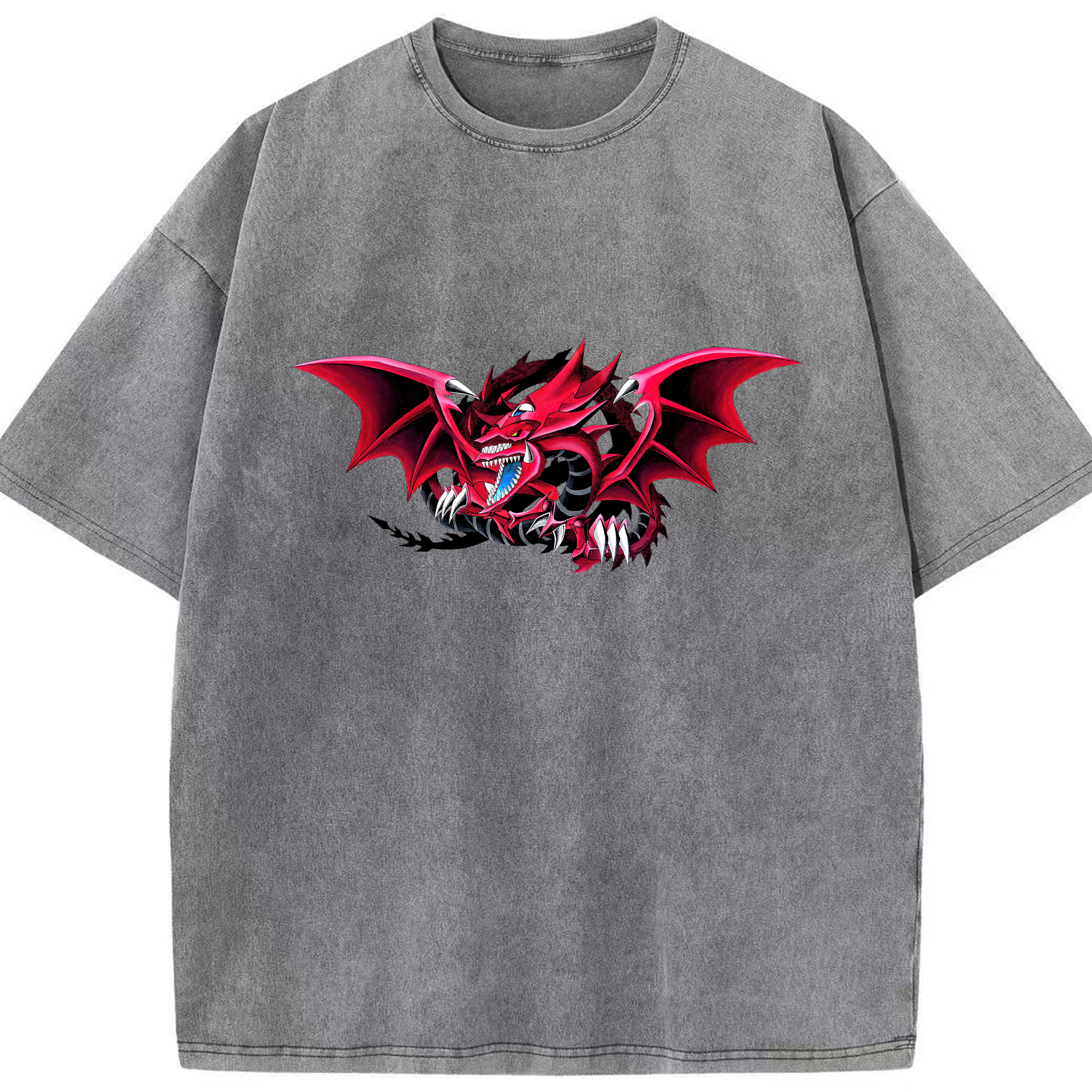 （画像用） 遊☆戯☆王 Yu-Gi-Oh! 綿100% ヴィンテージ風 半袖Tシャツ（フロントプリント）