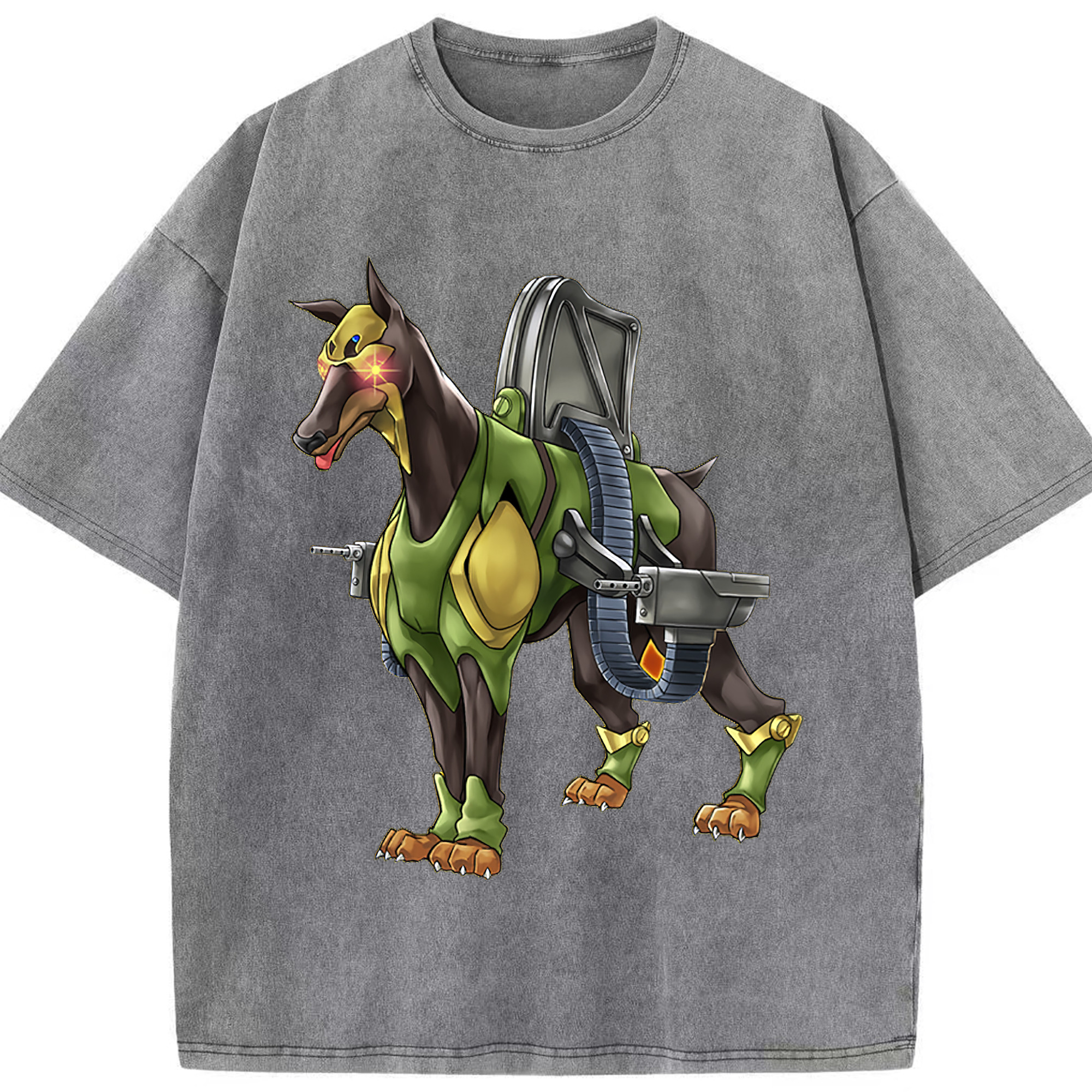 （画像用） 遊☆戯☆王 Yu-Gi-Oh! 綿100% ヴィンテージ風 半袖Tシャツ（フロントプリント）