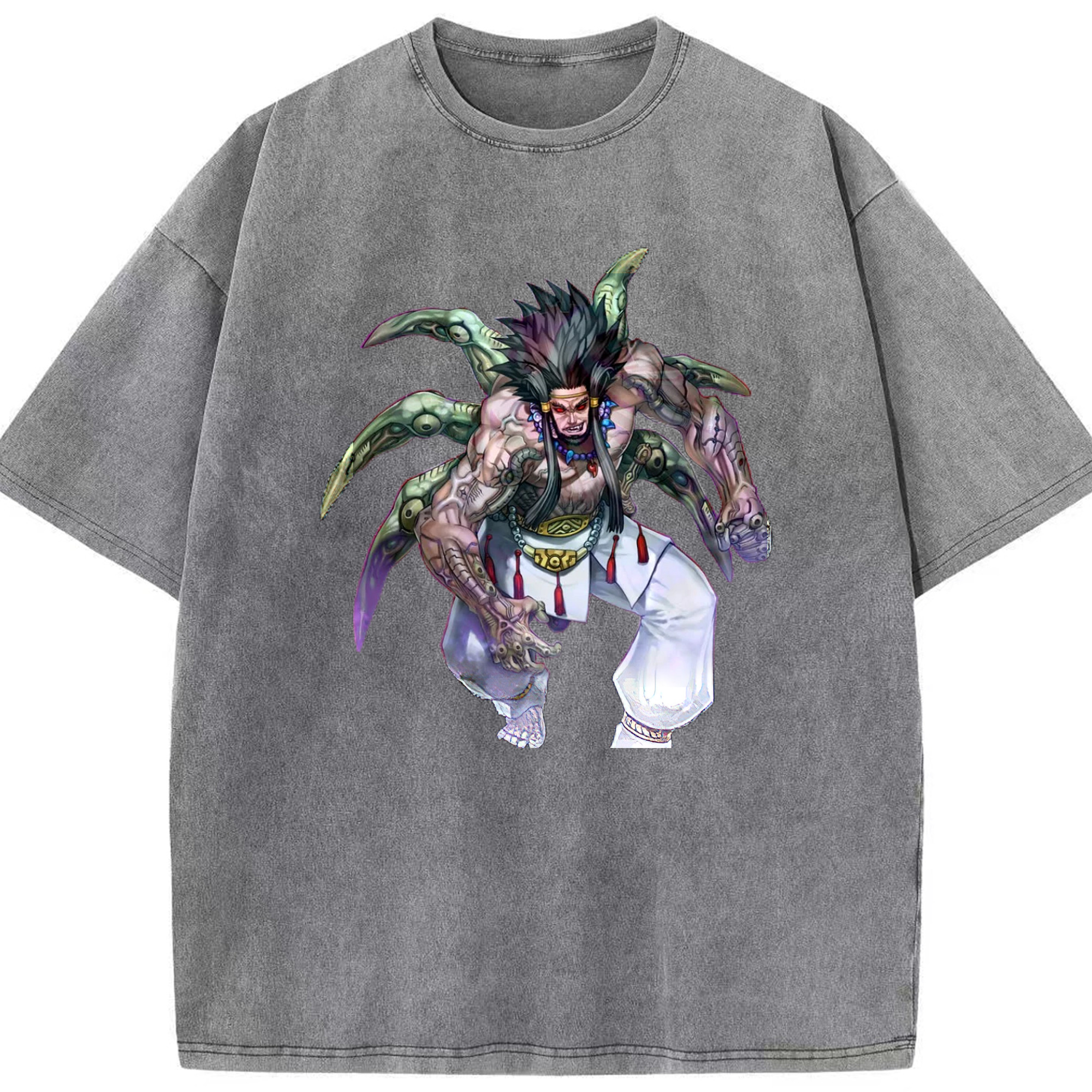 （画像用） 遊☆戯☆王 Yu-Gi-Oh! 綿100% ヴィンテージ風 半袖Tシャツ（フロントプリント）