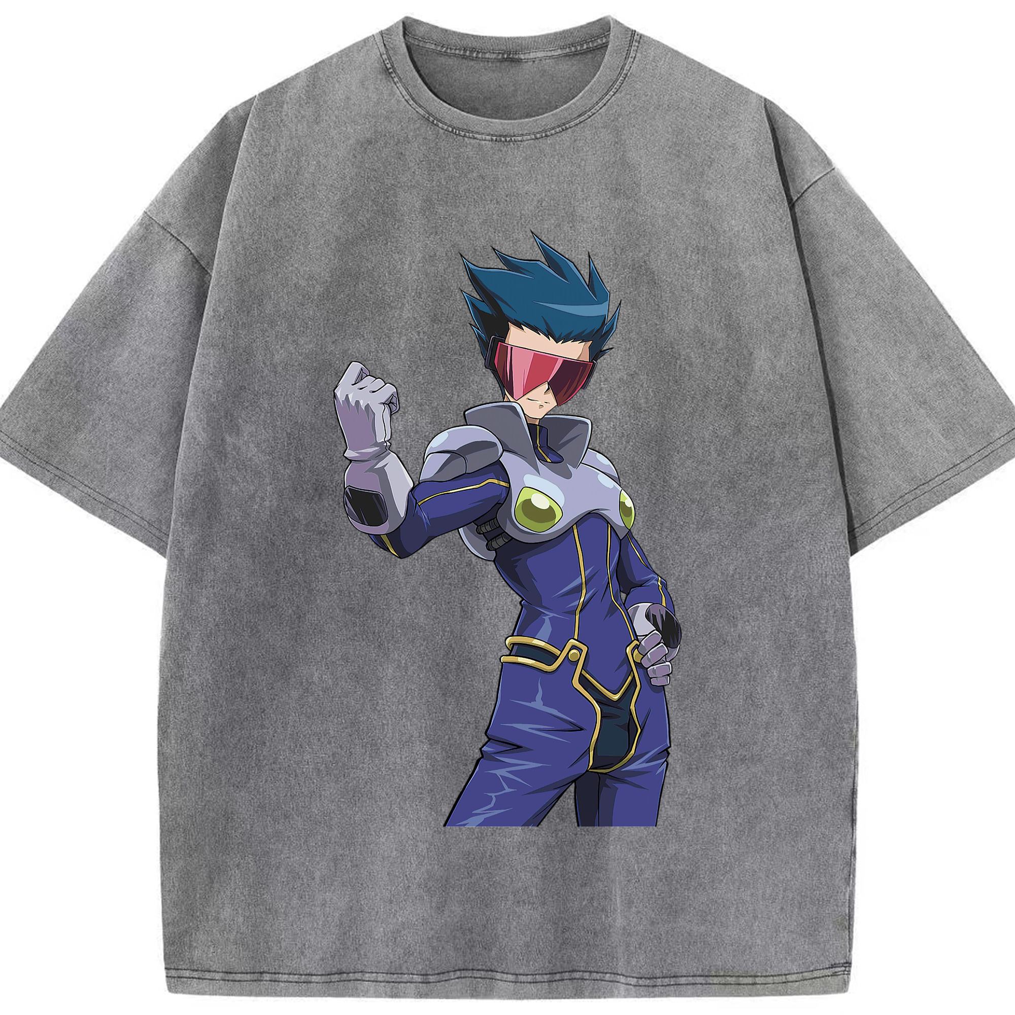 （画像用） 遊☆戯☆王 Yu-Gi-Oh! 綿100% ヴィンテージ風 半袖Tシャツ（フロントプリント）