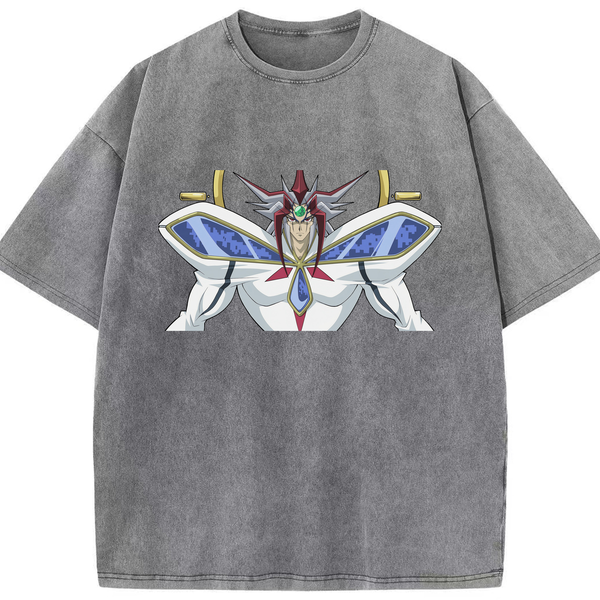 （画像用） 遊☆戯☆王 Yu-Gi-Oh! 綿100% ヴィンテージ風 半袖Tシャツ（フロントプリント）
