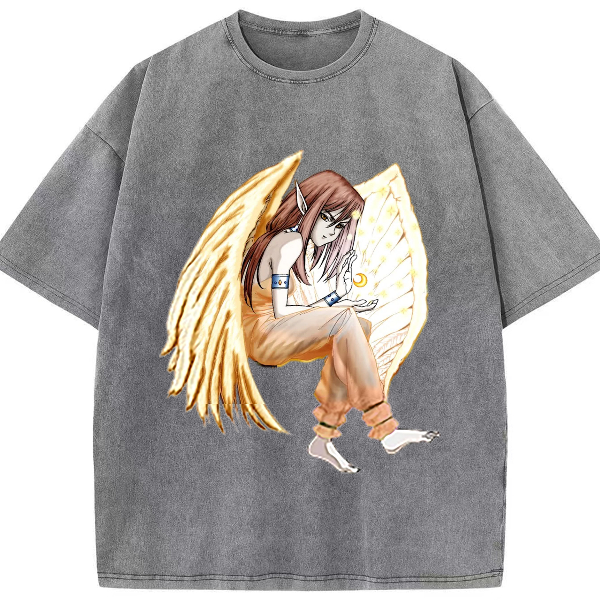 （画像用） 遊☆戯☆王 Yu-Gi-Oh! 綿100% ヴィンテージ風 半袖Tシャツ（フロントプリント）