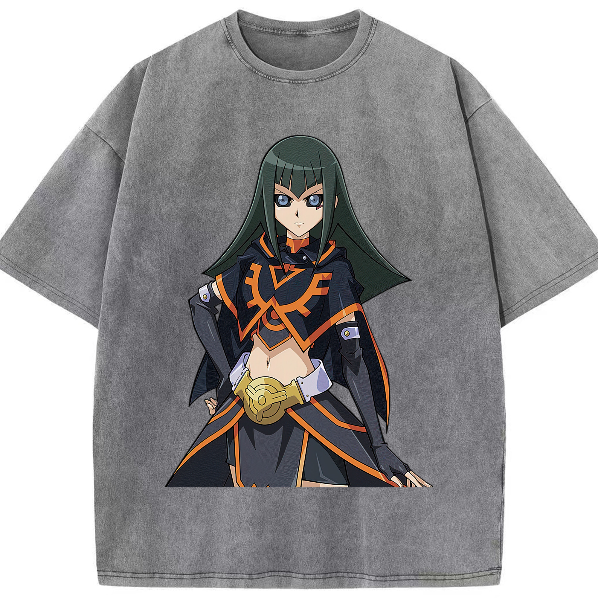 （画像用） 遊☆戯☆王 Yu-Gi-Oh! 綿100% ヴィンテージ風 半袖Tシャツ（フロントプリント）