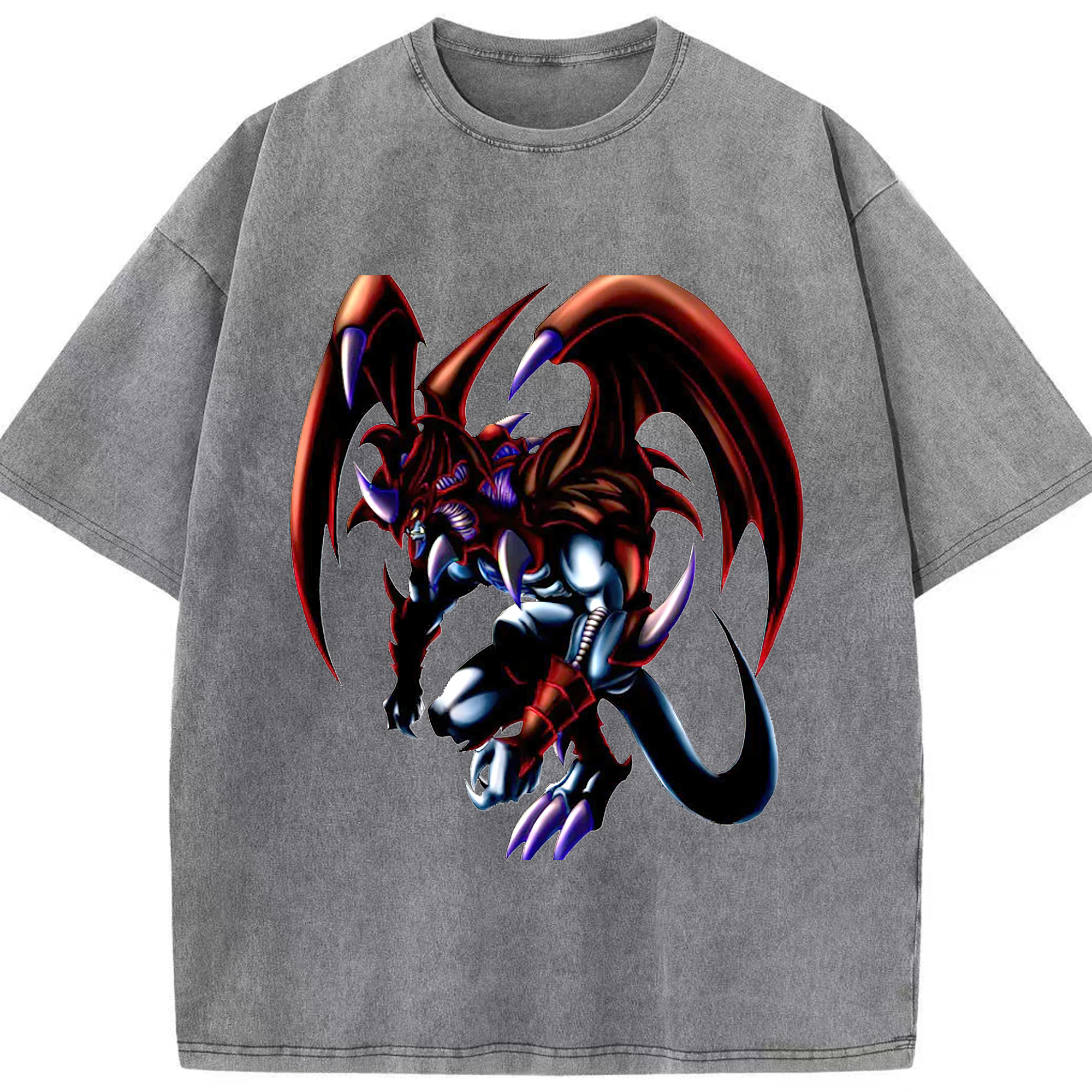（画像用） 遊☆戯☆王 Yu-Gi-Oh! 綿100% ヴィンテージ風 半袖Tシャツ（フロントプリント）