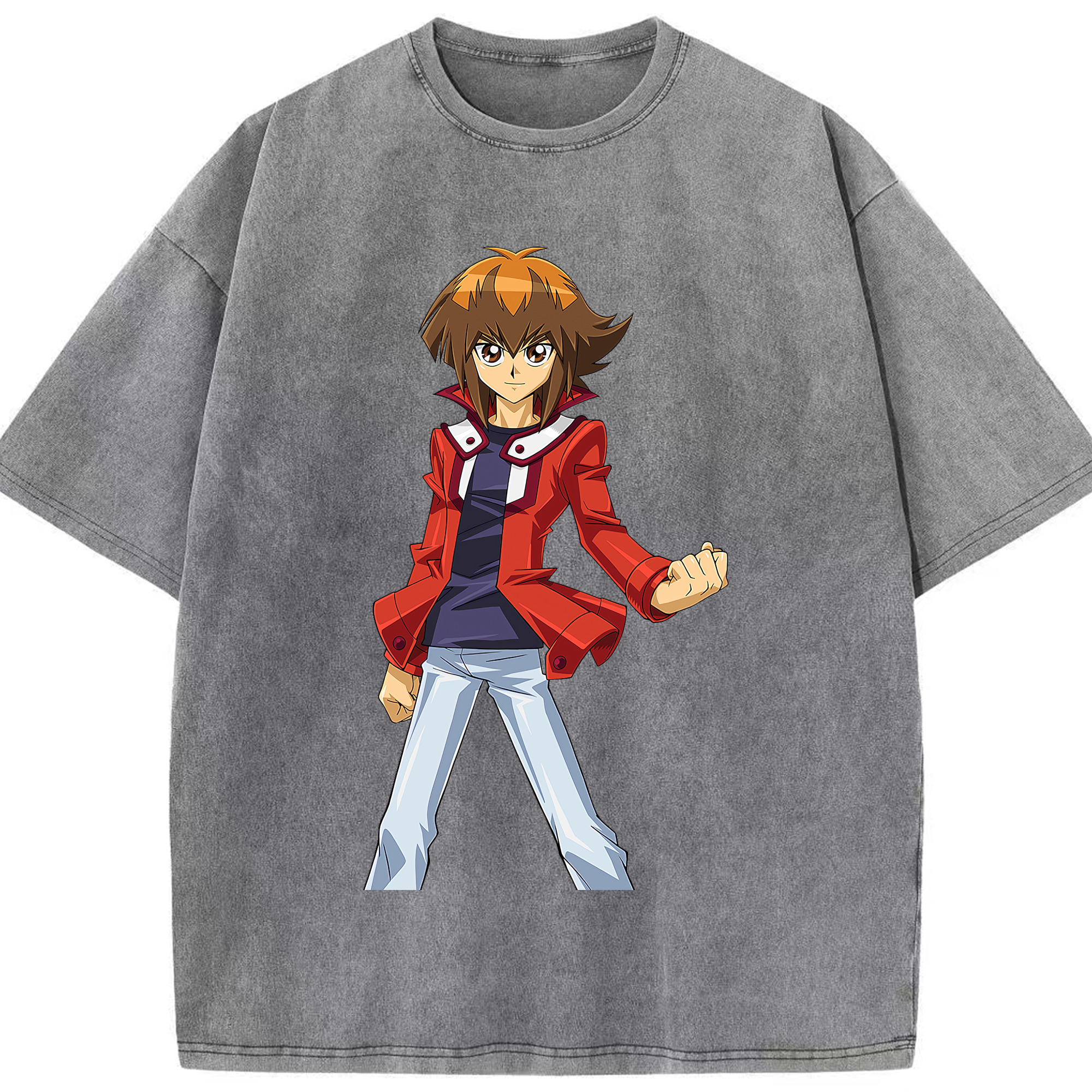 （画像用） 遊☆戯☆王 Yu-Gi-Oh! 綿100% ヴィンテージ風 半袖Tシャツ（フロントプリント）