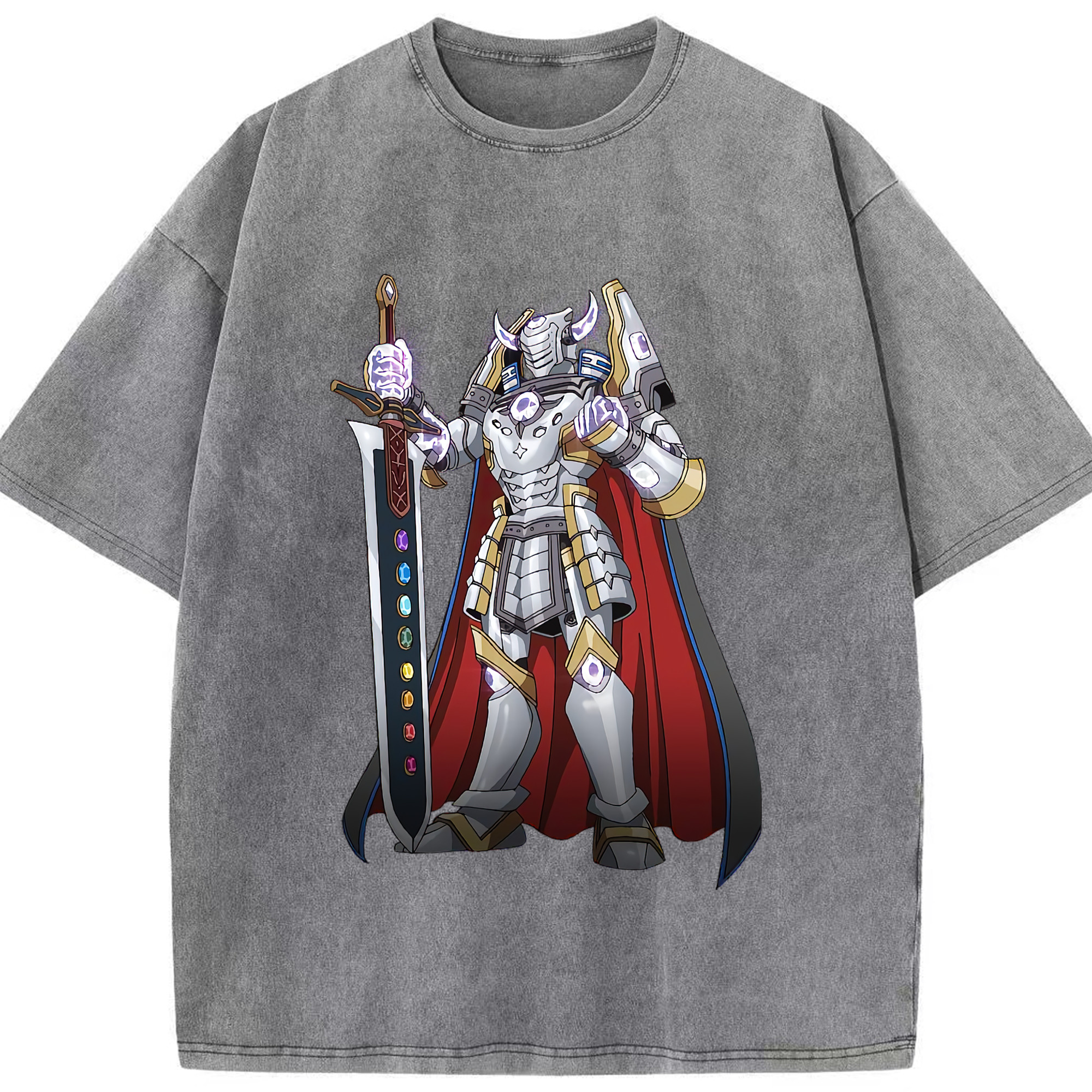 （画像用） 遊☆戯☆王 Yu-Gi-Oh! 綿100% ヴィンテージ風 半袖Tシャツ（フロントプリント）